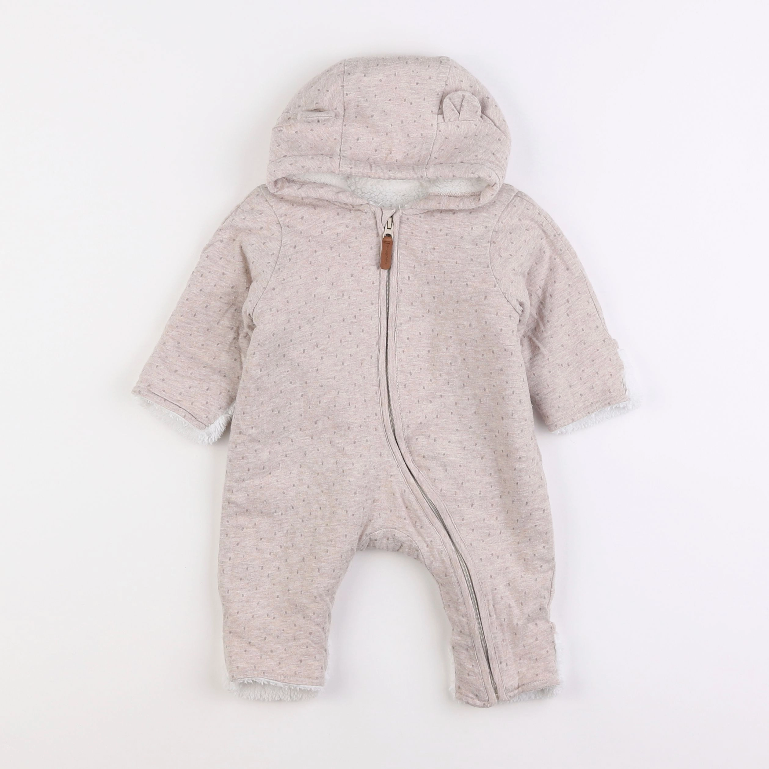 H&M - combi-pilote marron - 1 mois