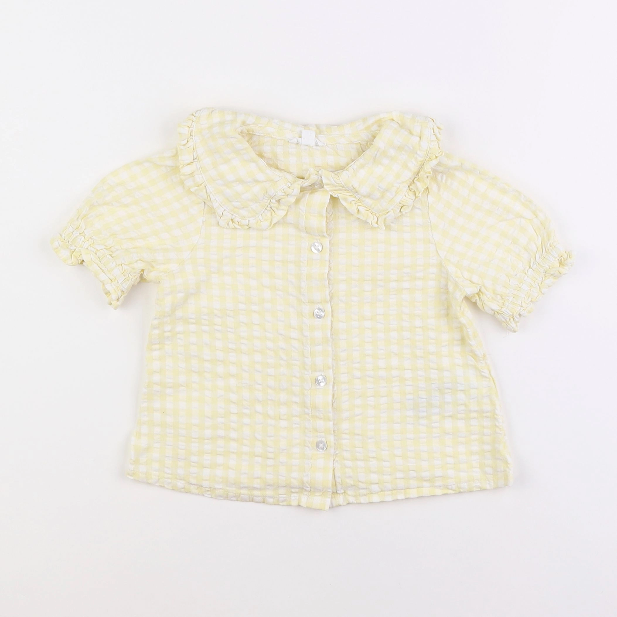 Vertbaudet - blouse jaune - 4 ans