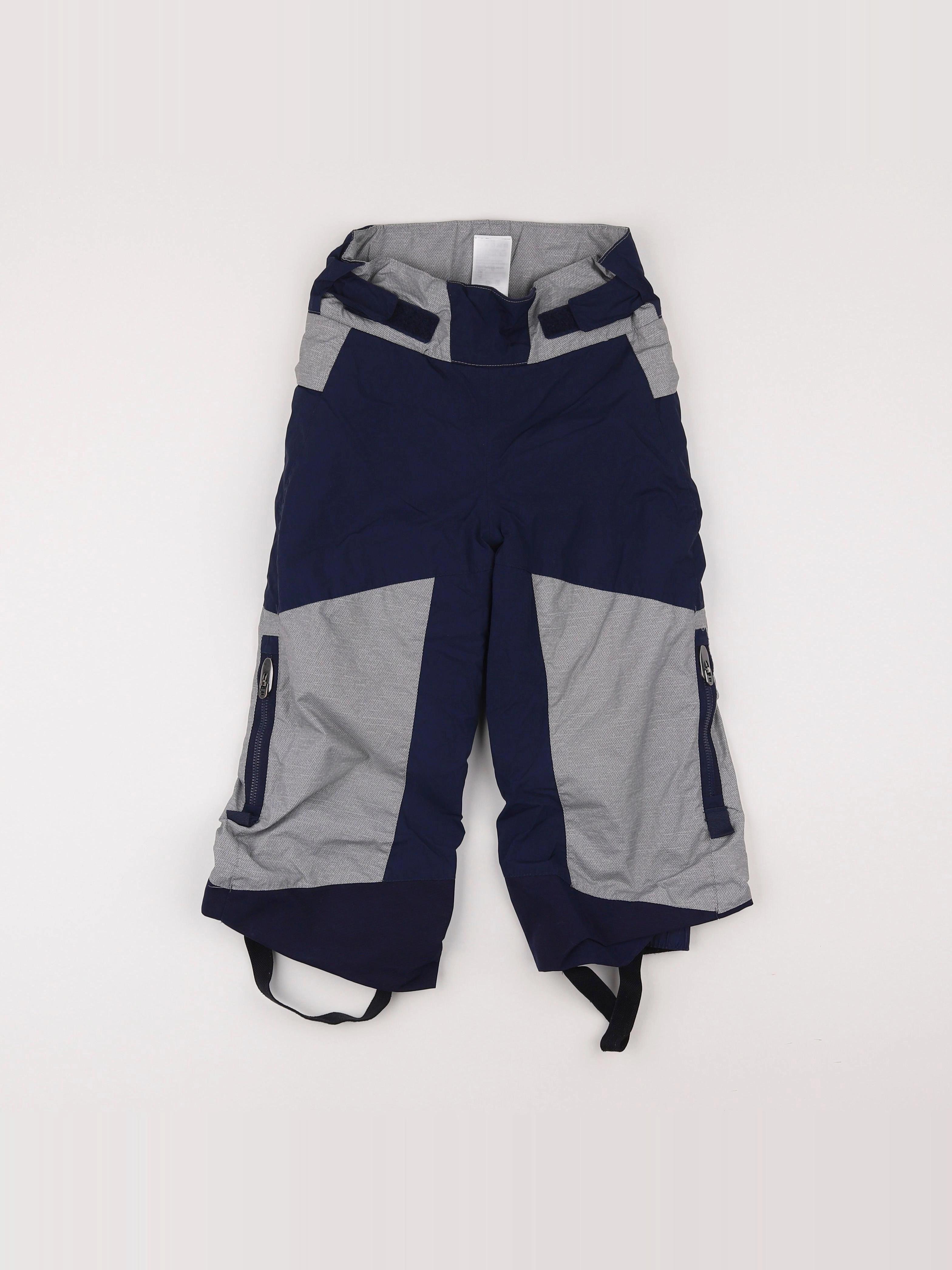 Decathlon ski - pantalon de ski bleu, gris - 3/4 ans