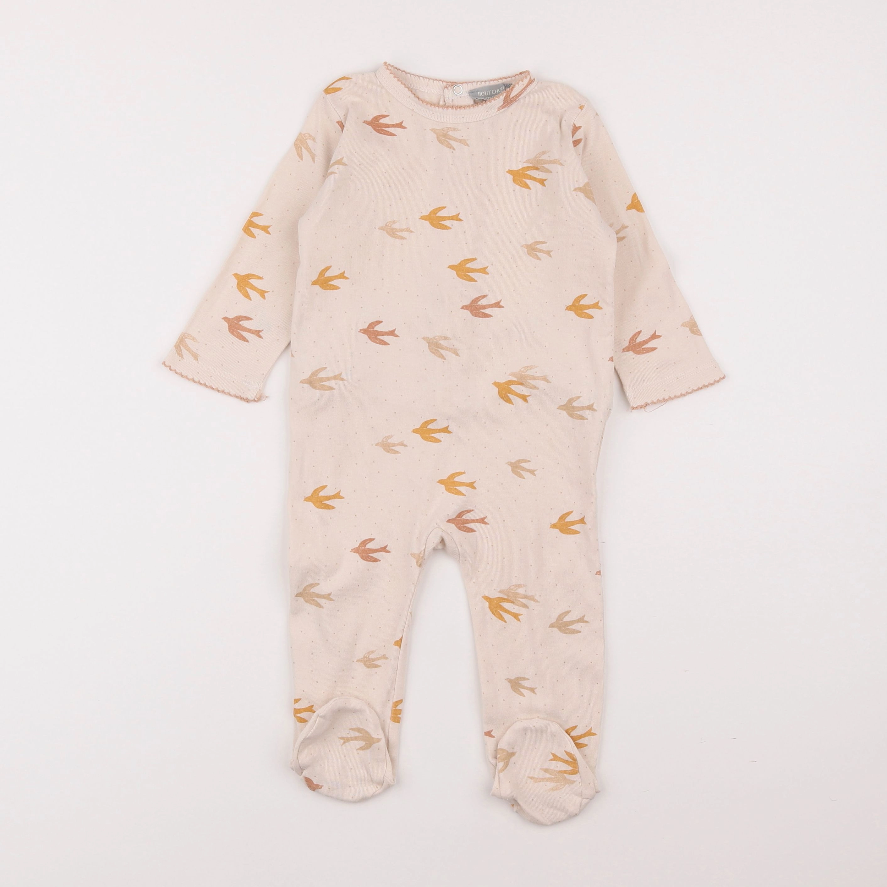 Boutchou - pyjama coton beige - 9 mois