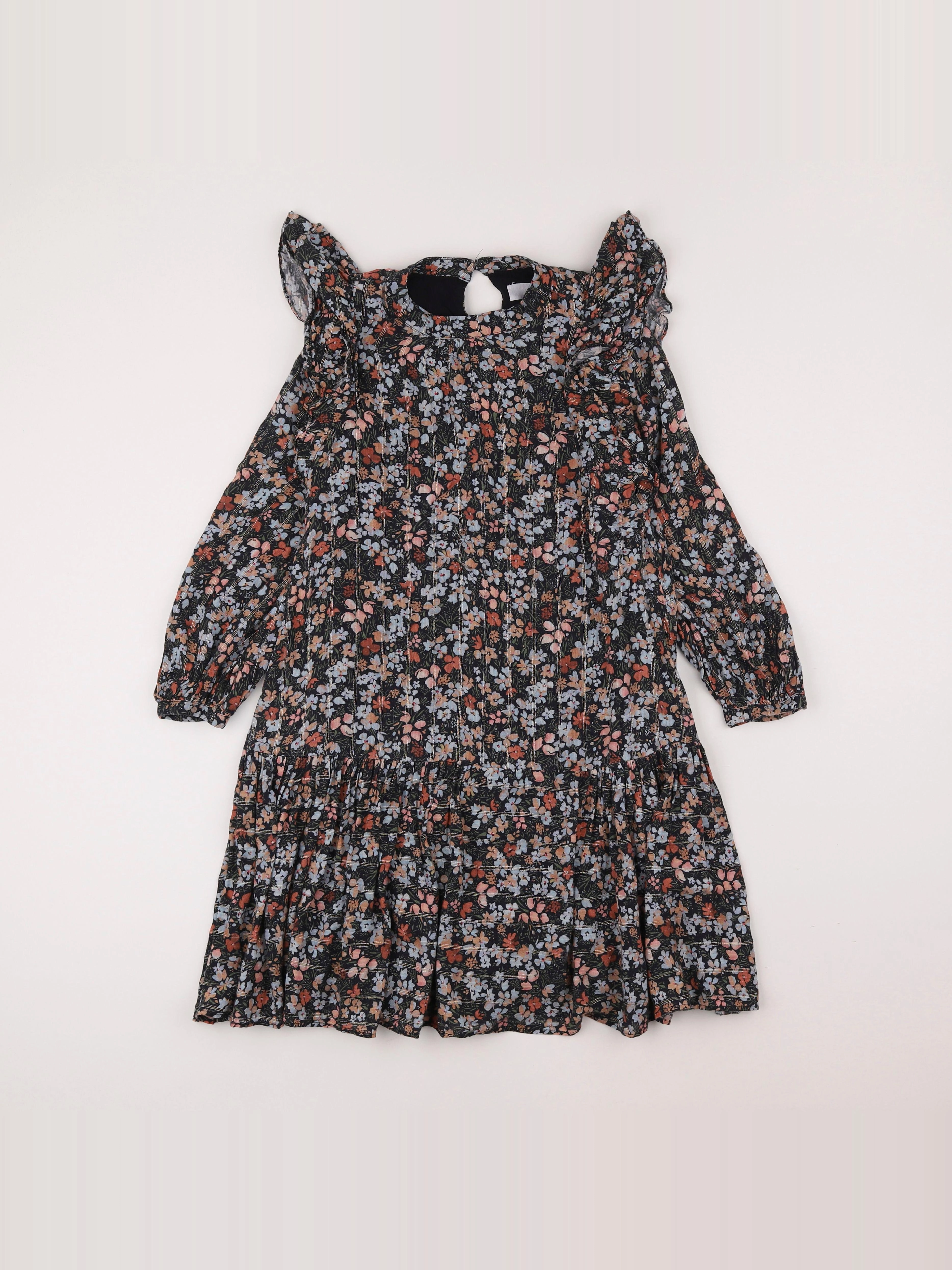 Mango - robe multicolore - 8/9 ans