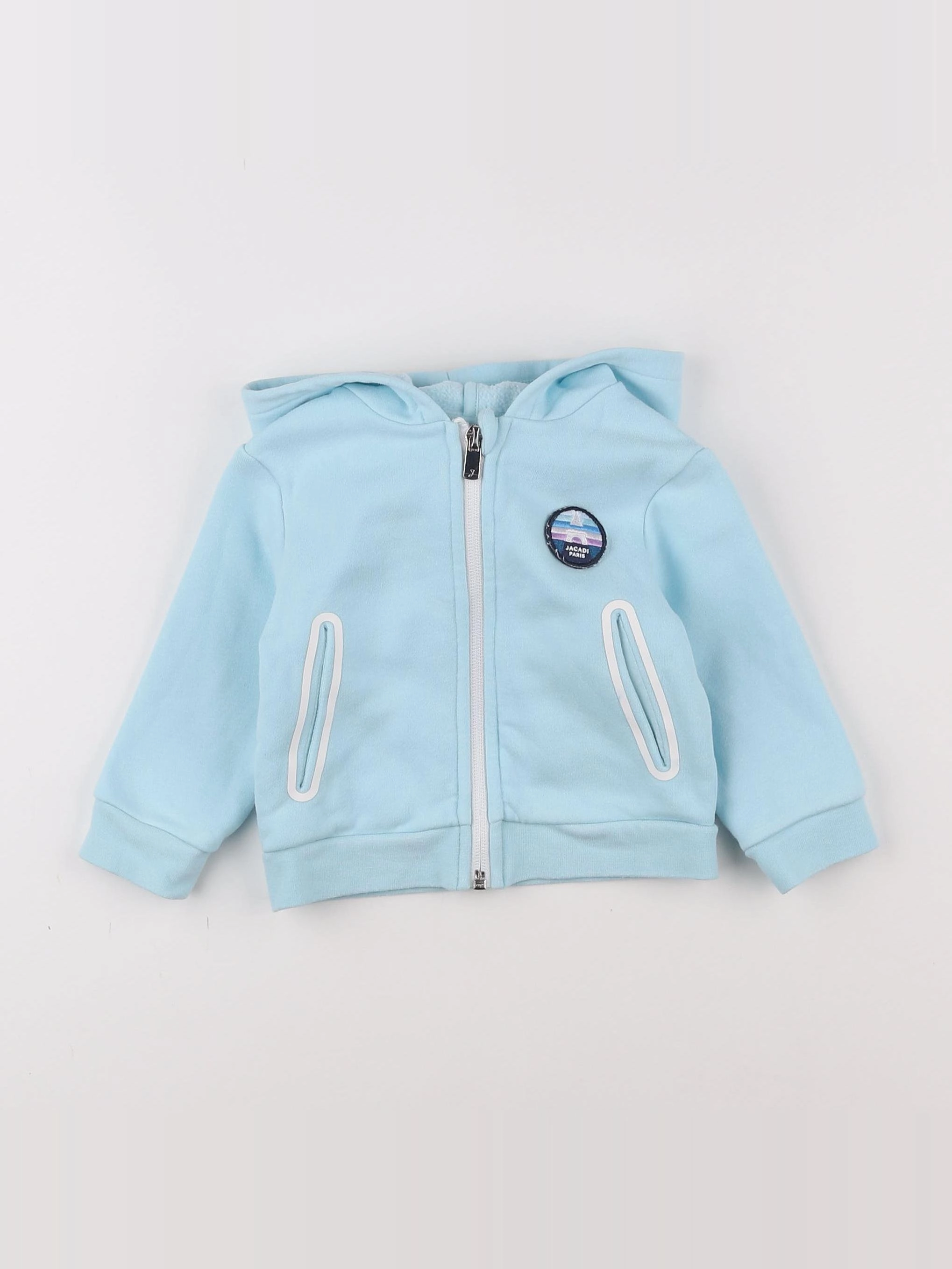 Jacadi - sweat bleu - 12 mois