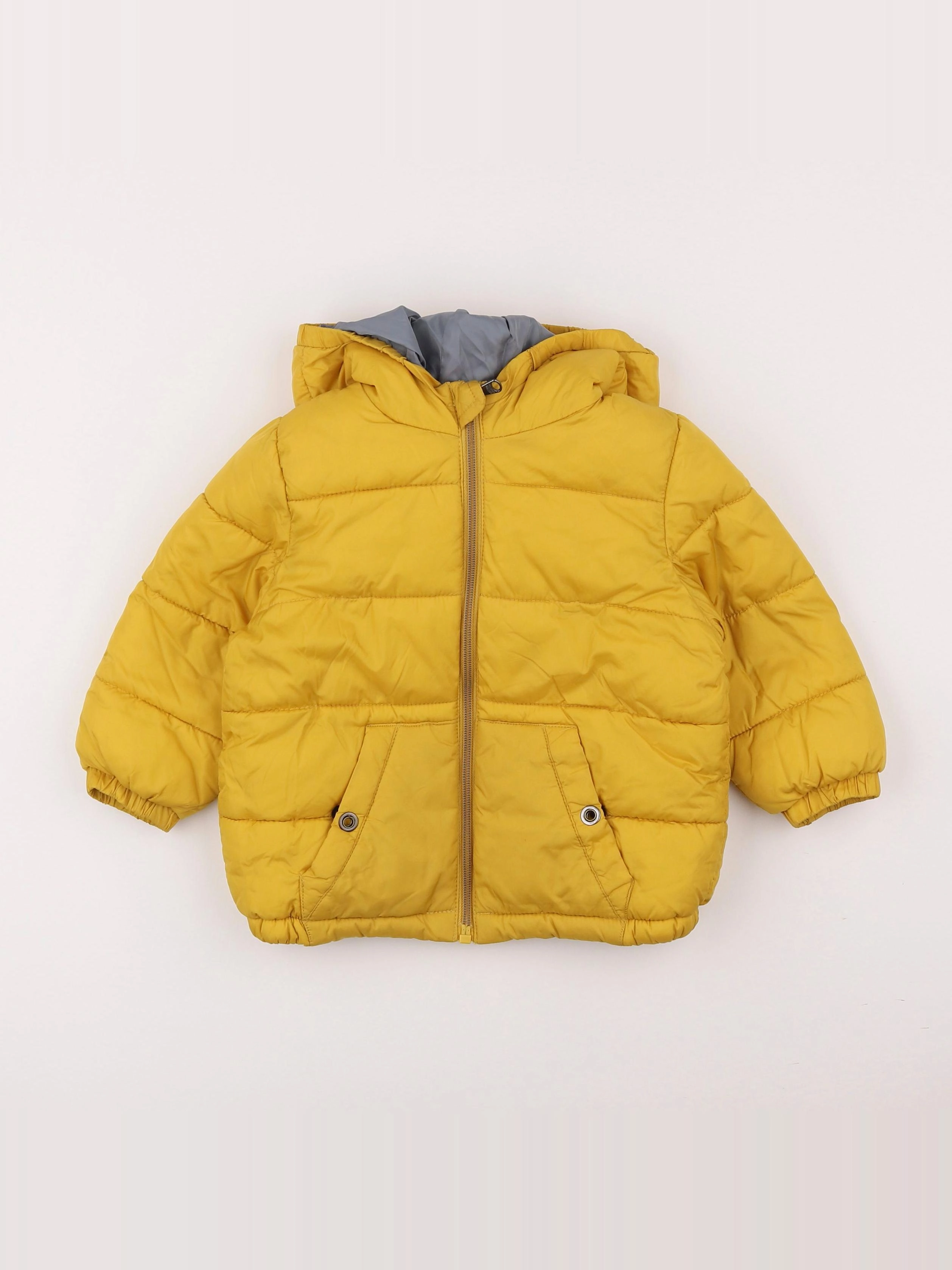 Zara - doudoune jaune - 12/18 mois