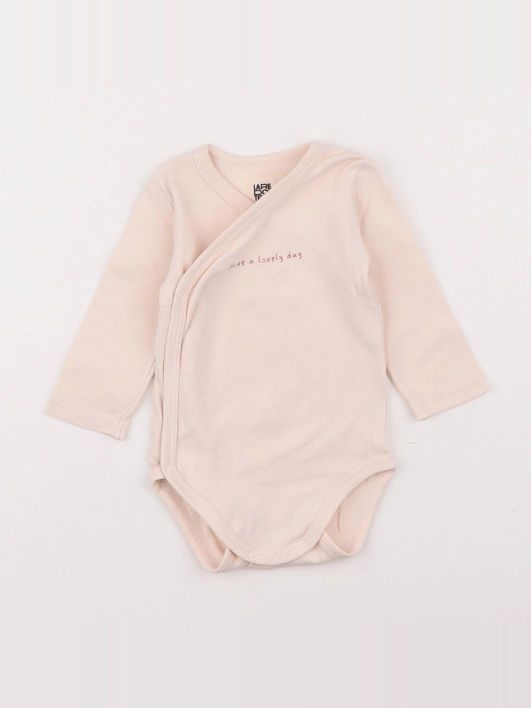 La Redoute - body rose - 6 mois