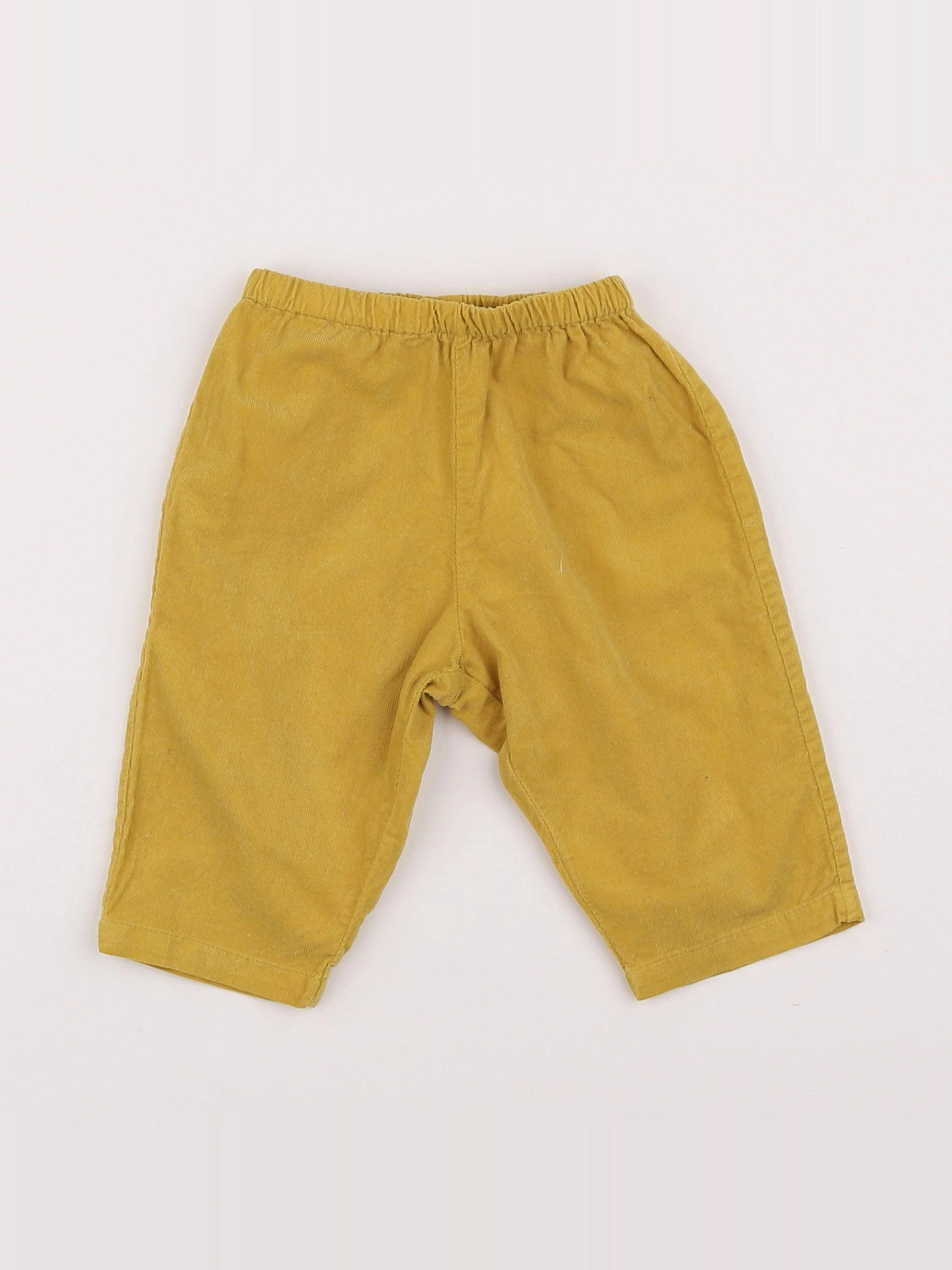 Bonton - pantalon jaune - 6 mois