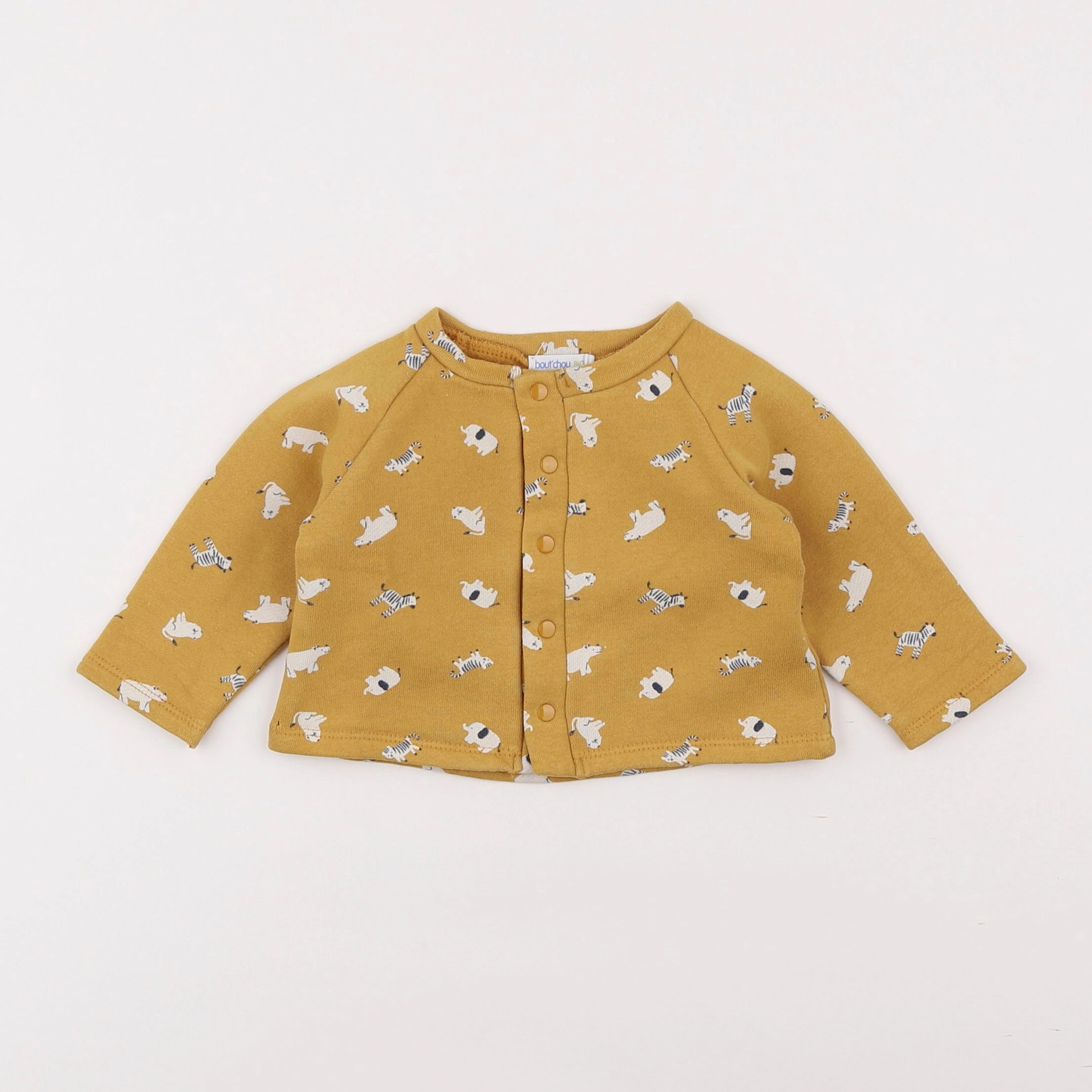 Boutchou - sweat jaune - 6 mois