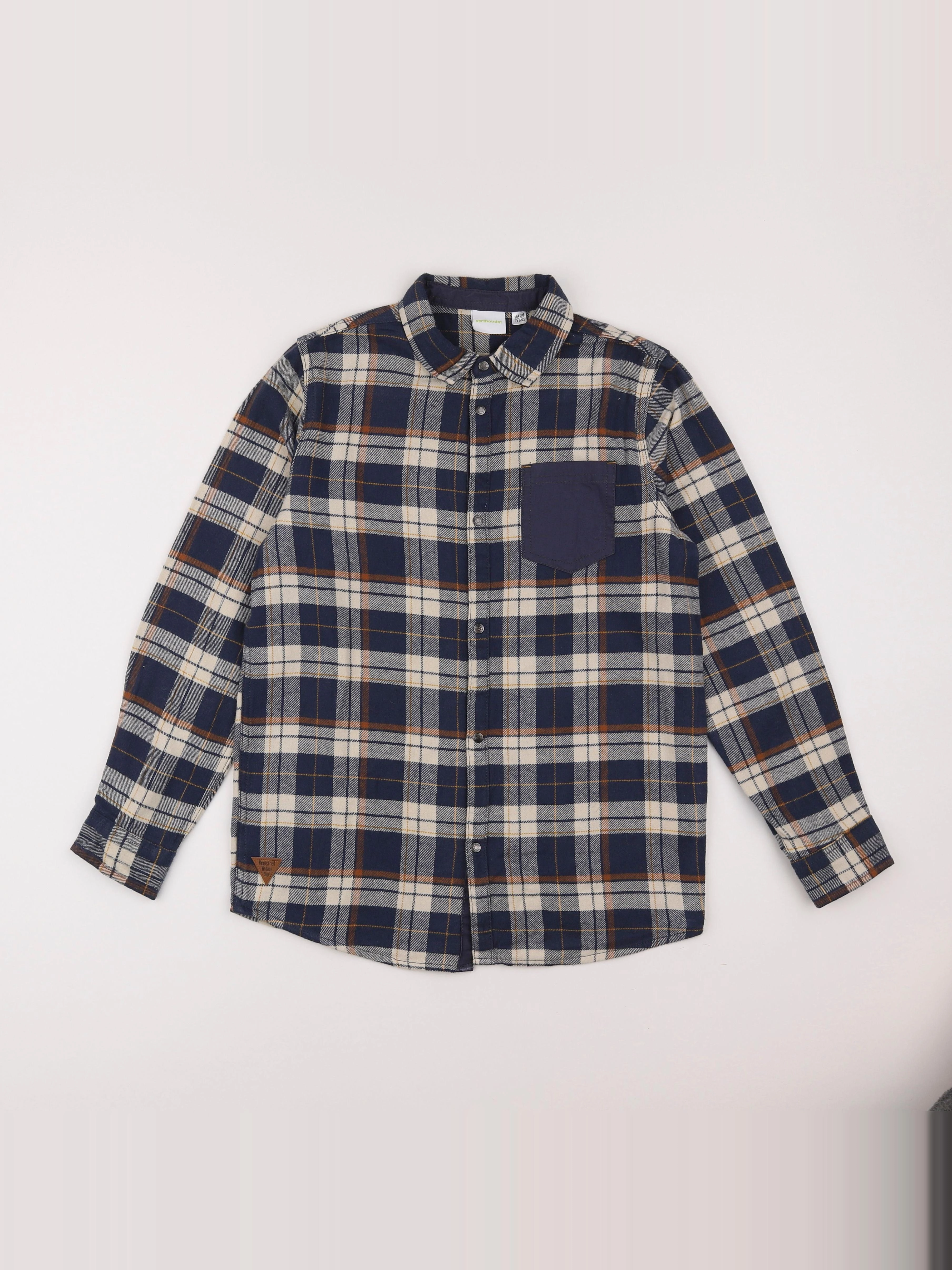 Vertbaudet - chemise bleu - 14 ans