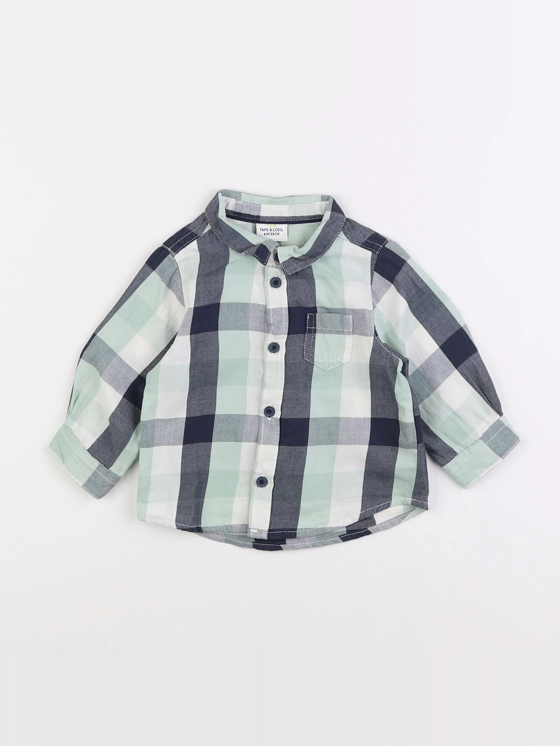 Tape à l'oeil - chemise multicolore - 6 mois