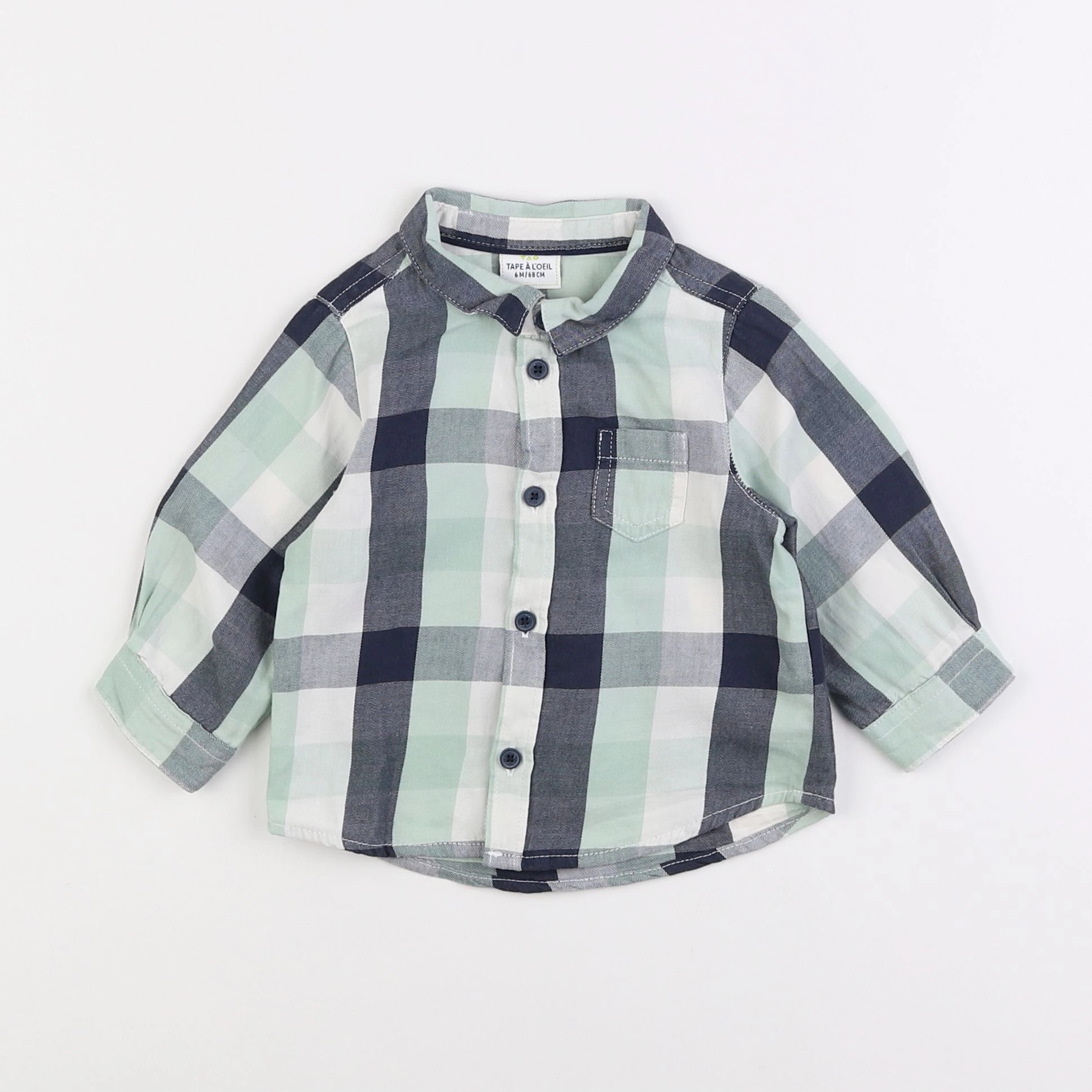Tape à l'oeil - chemise multicolore - 6 mois