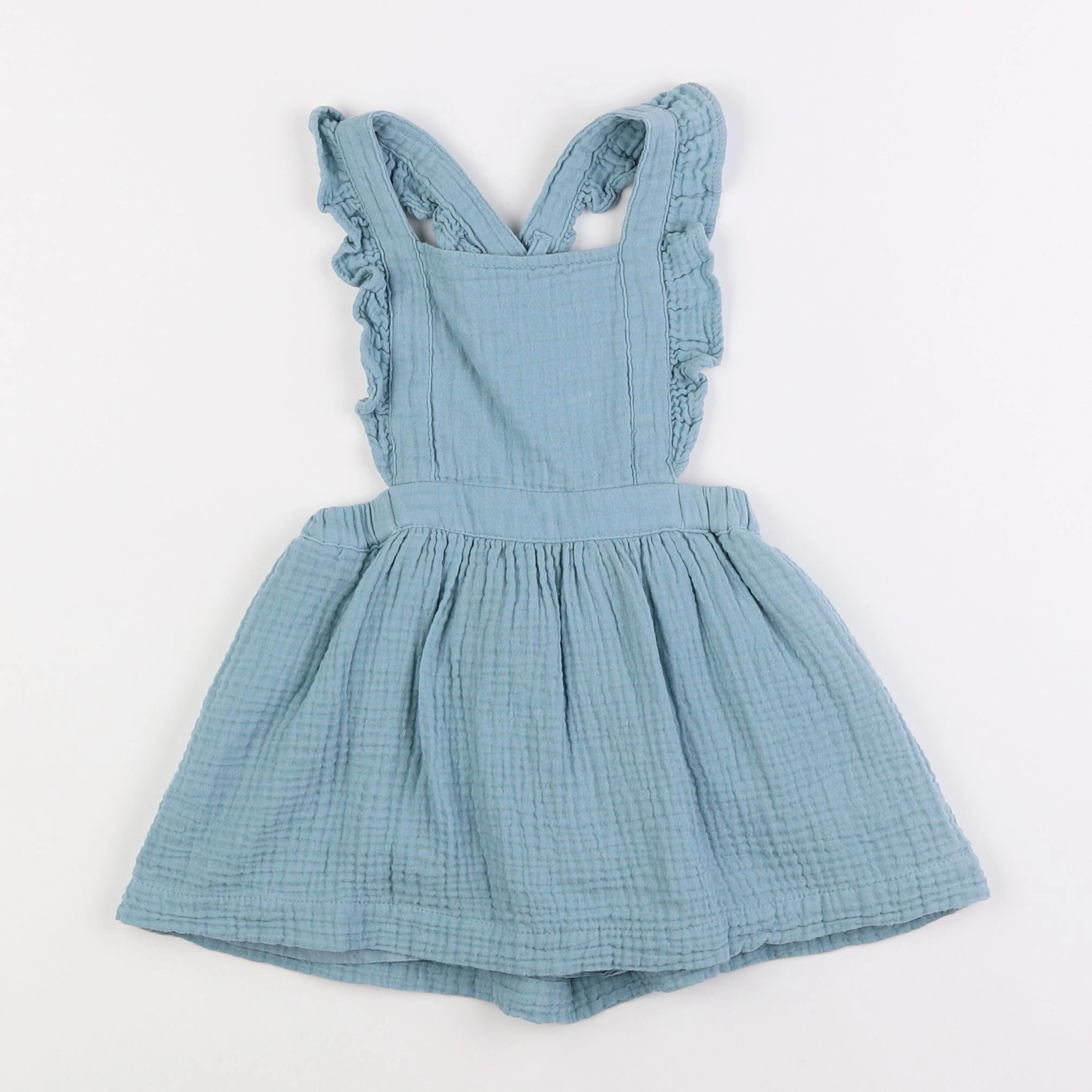 Vertbaudet - robe bleu - 2 ans