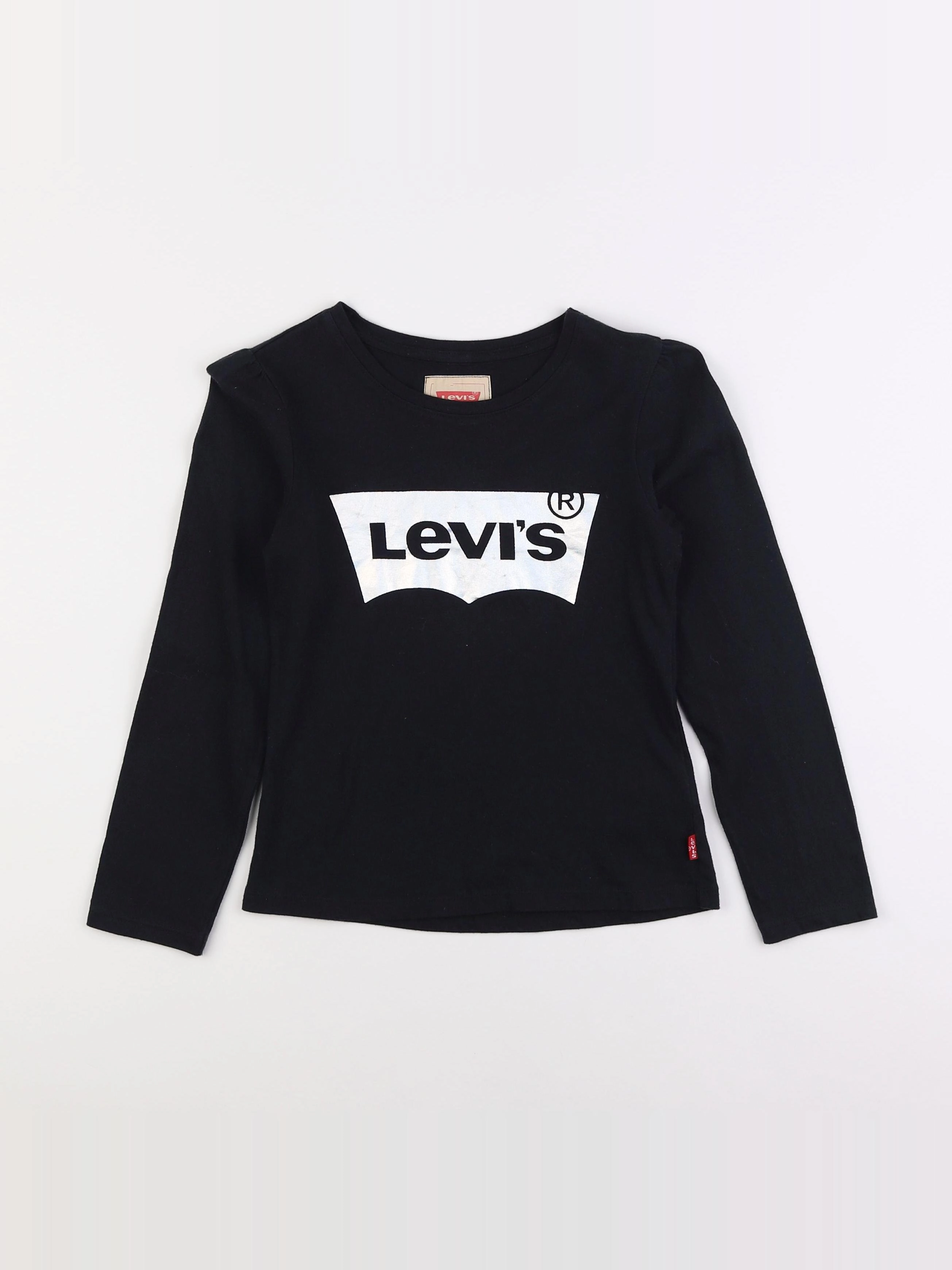 Levi's - tee-shirt noir, argent - 8 ans