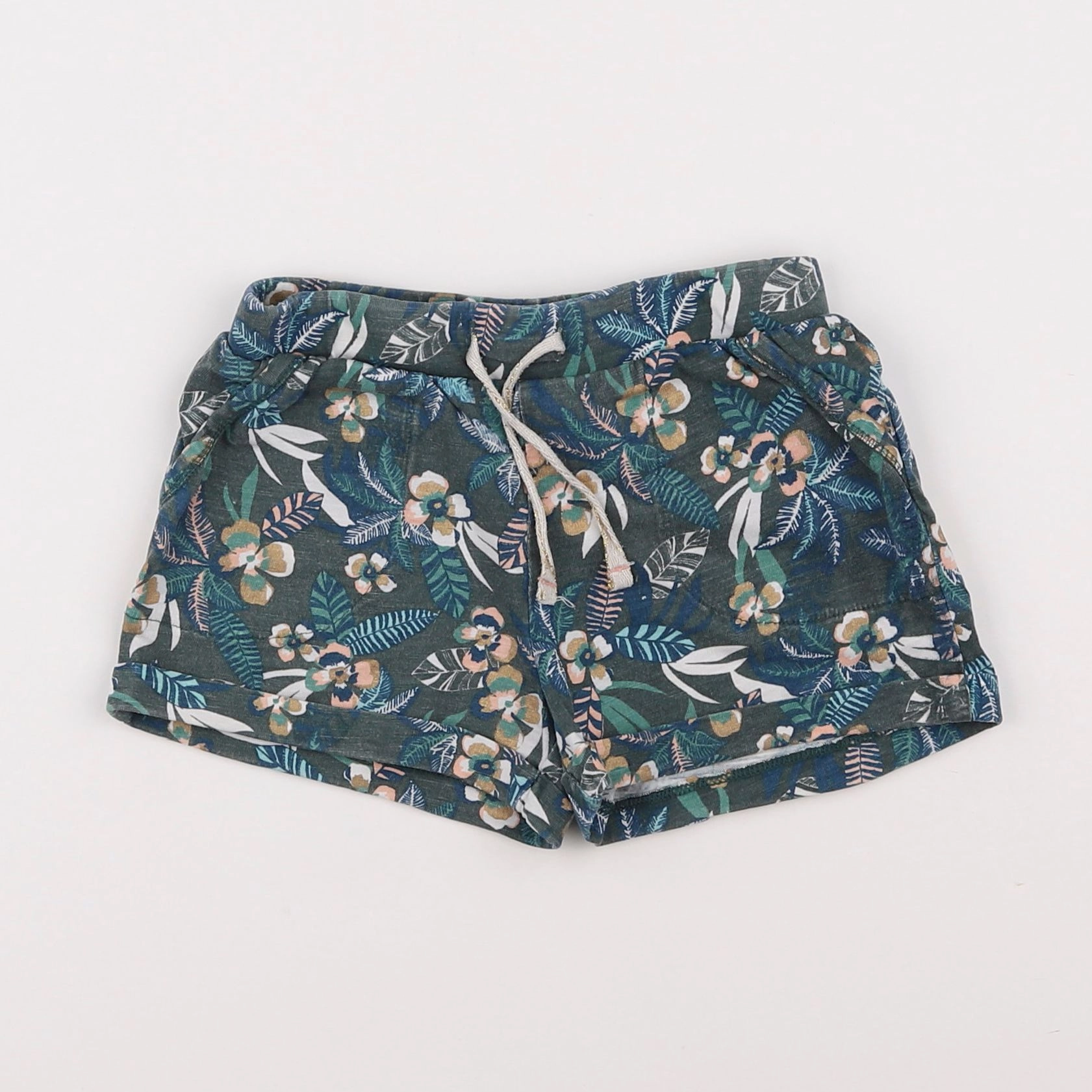 Vertbaudet - short vert - 5 ans