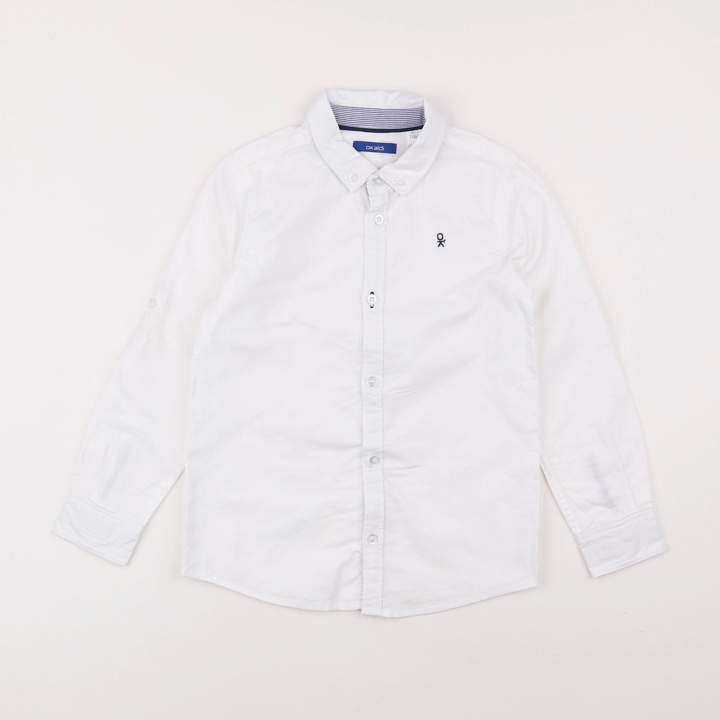 Okaidi - chemise blanc - 6 ans
