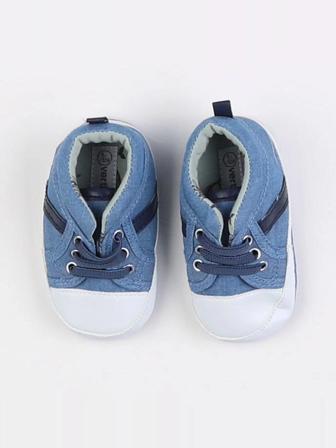 Vertbaudet - chaussons bleu - pointure 9/12 mois
