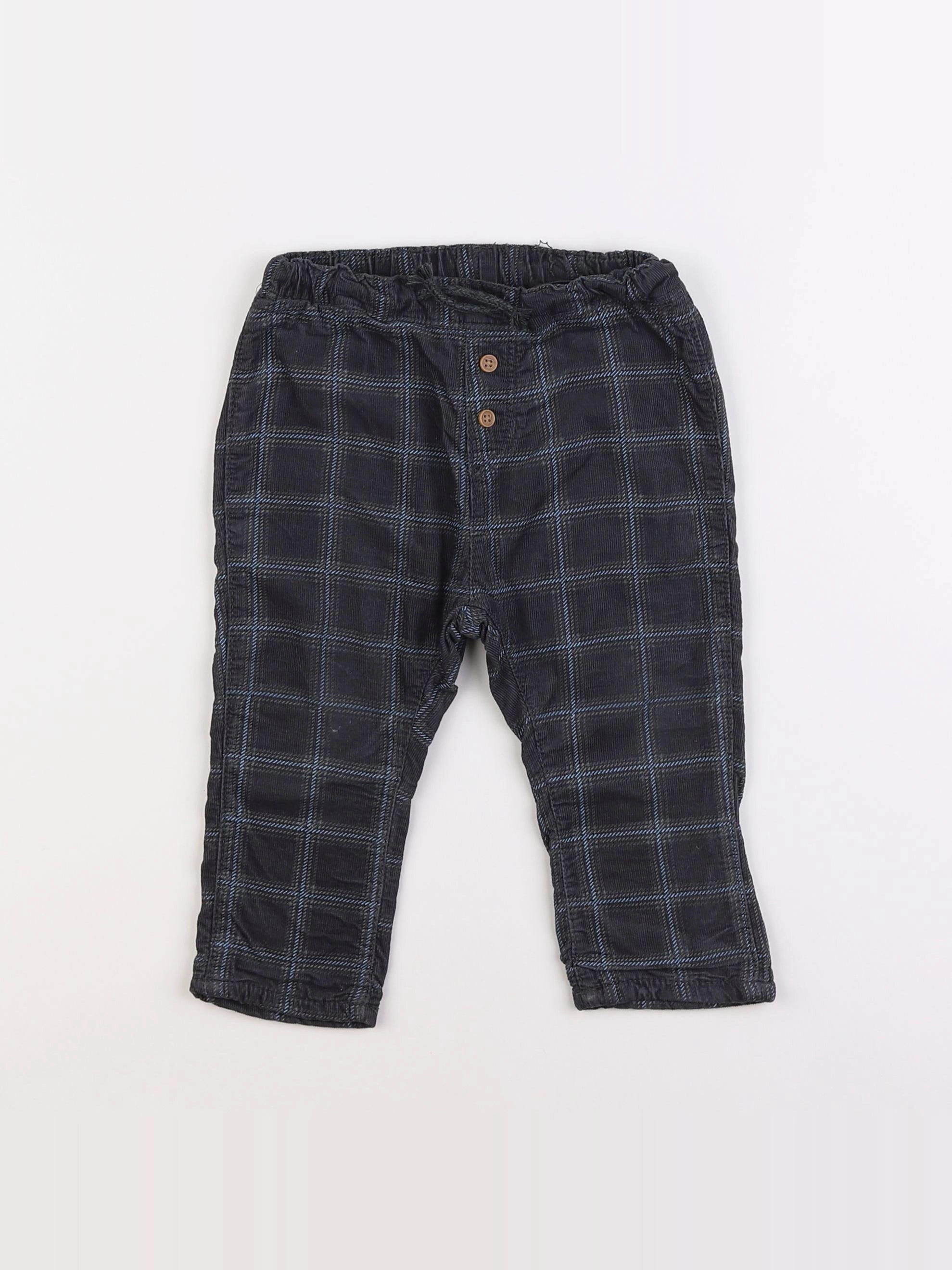 H&M - pantalon gris - 12 mois