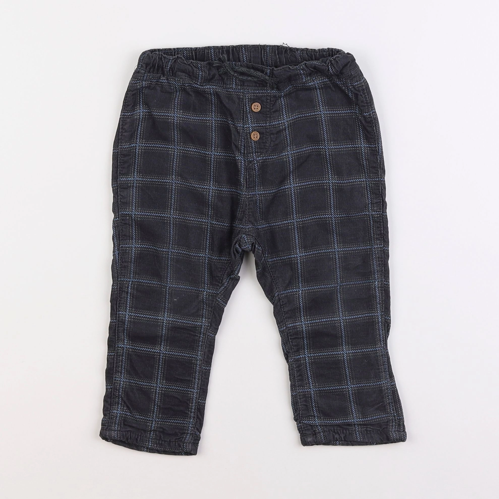 H&M - pantalon gris - 12 mois