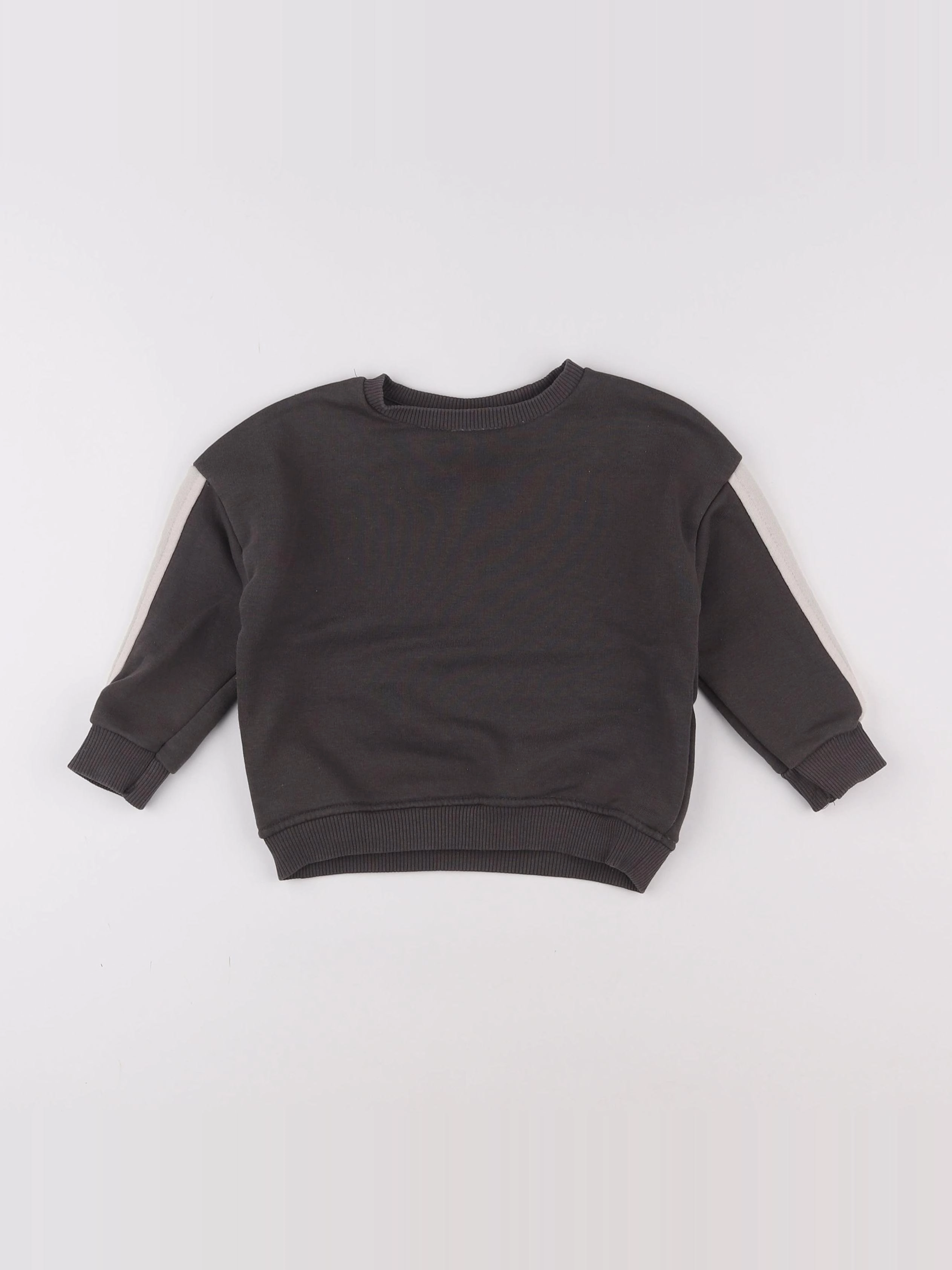Zara - sweat gris - 12/18 mois