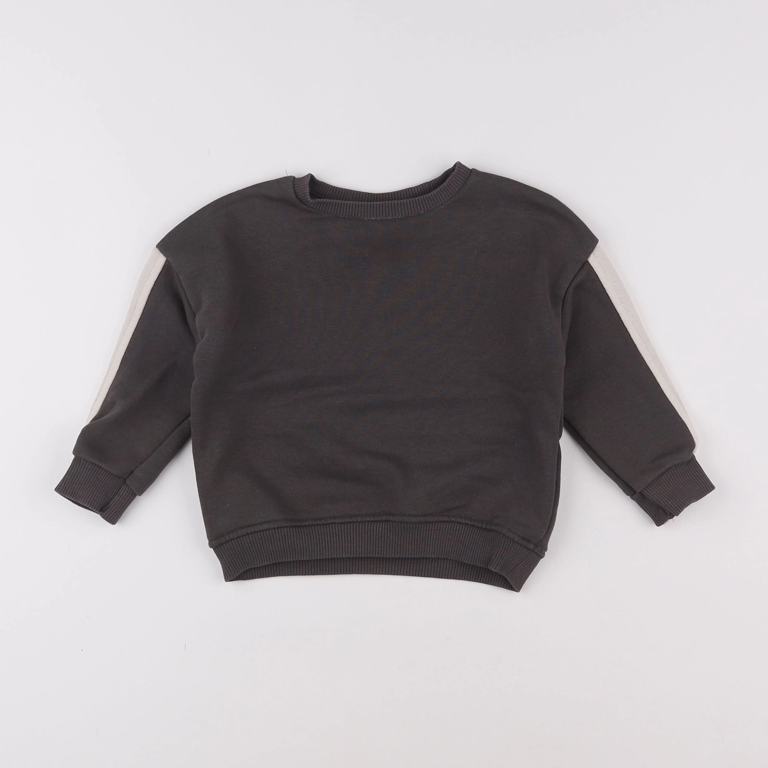 Zara - sweat gris - 12/18 mois