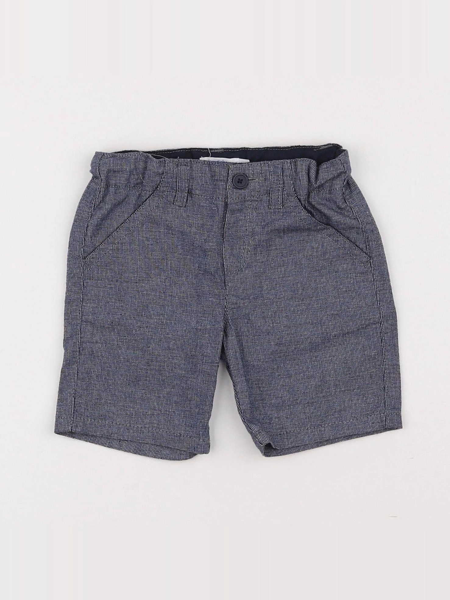 Boutchou - short bleu - 6 mois
