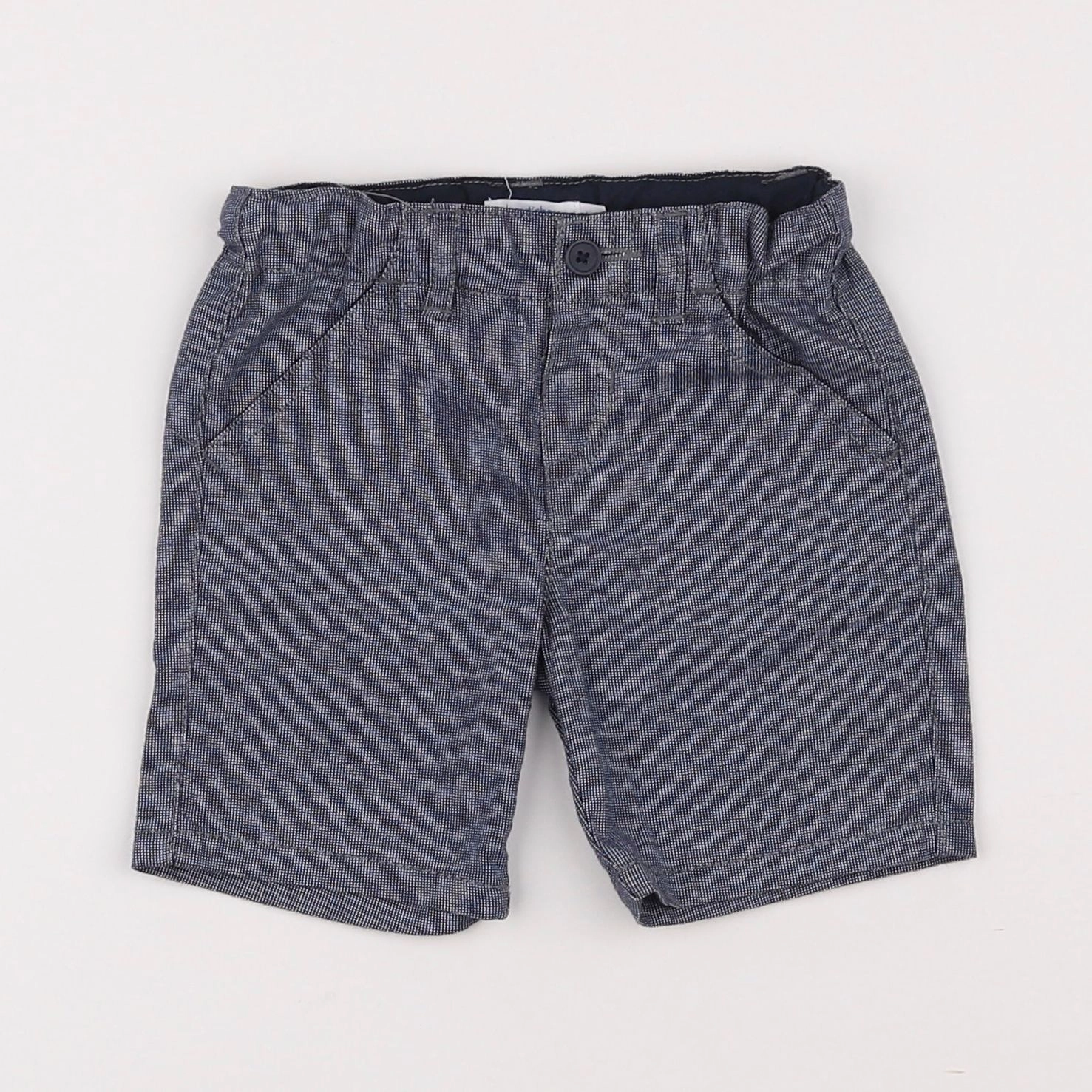 Boutchou - short bleu - 6 mois