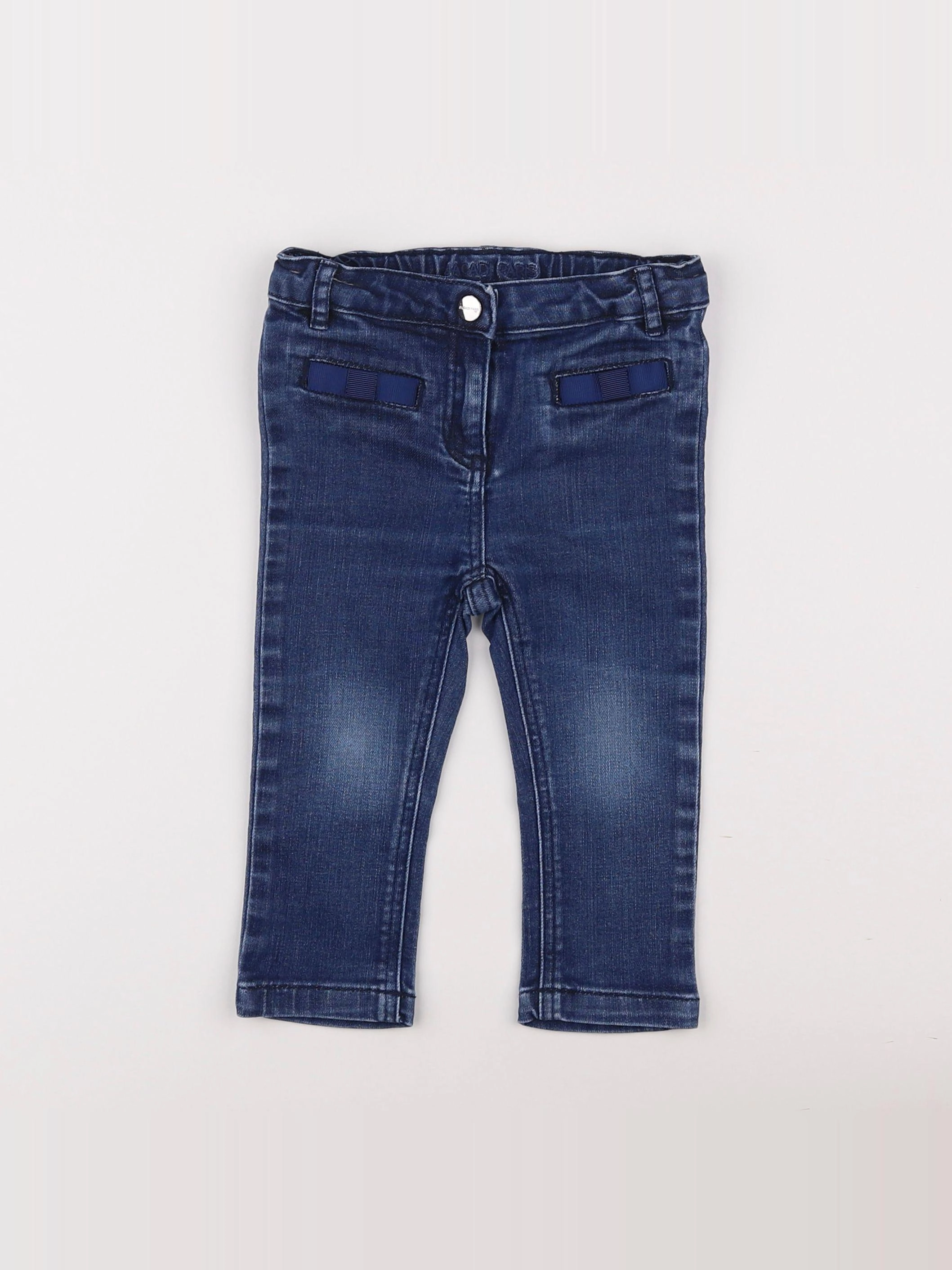 Jacadi - jegging bleu - 12 mois