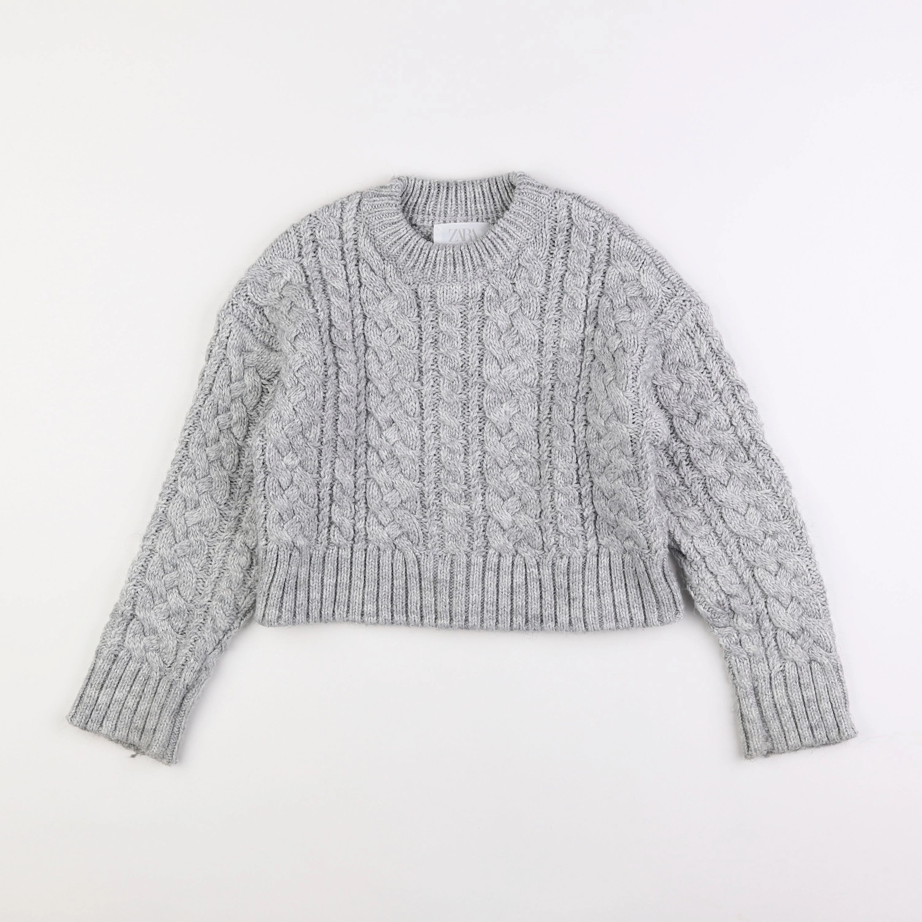 Zara - pull gris - 9/10 ans