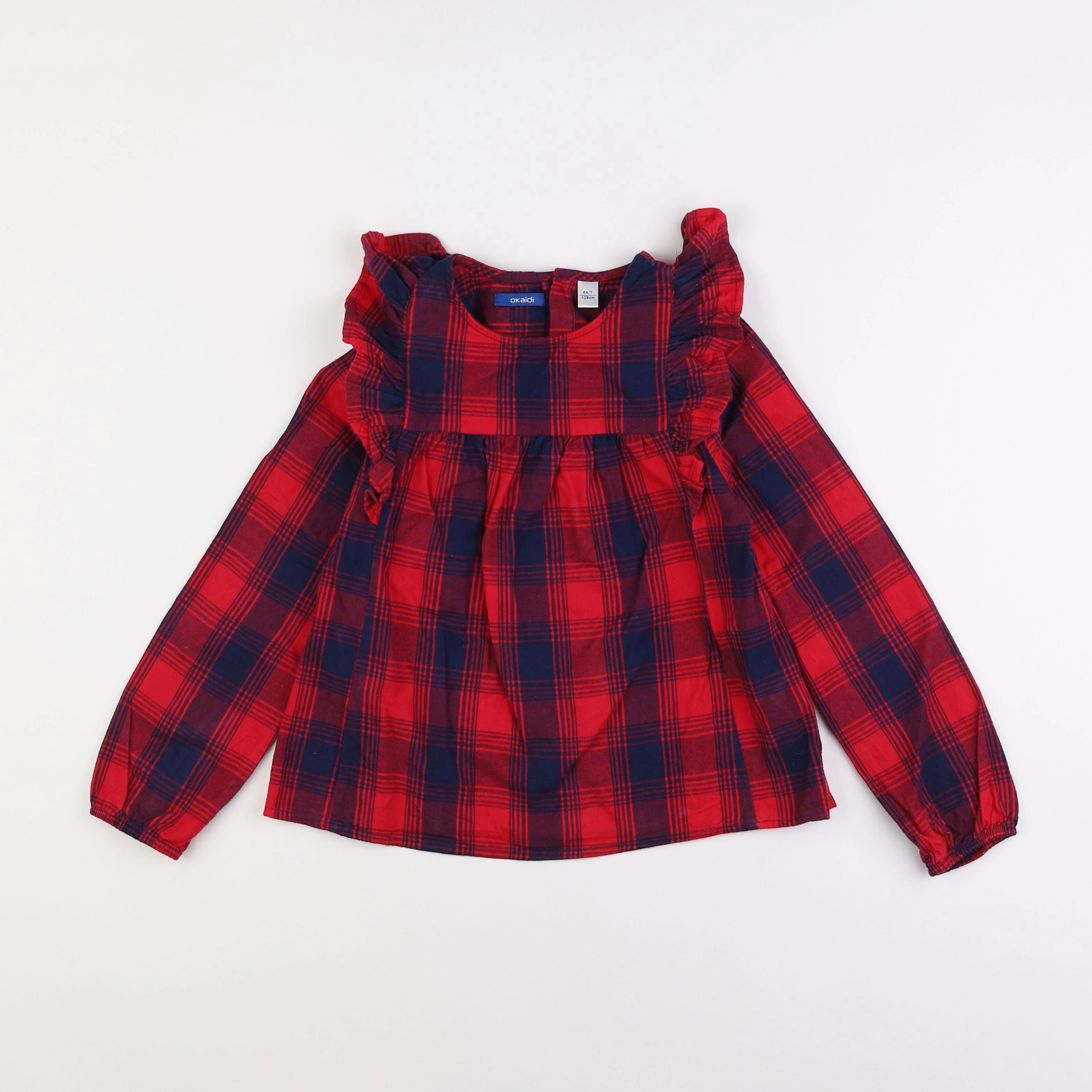 Okaidi - blouse multicolore - 8 ans