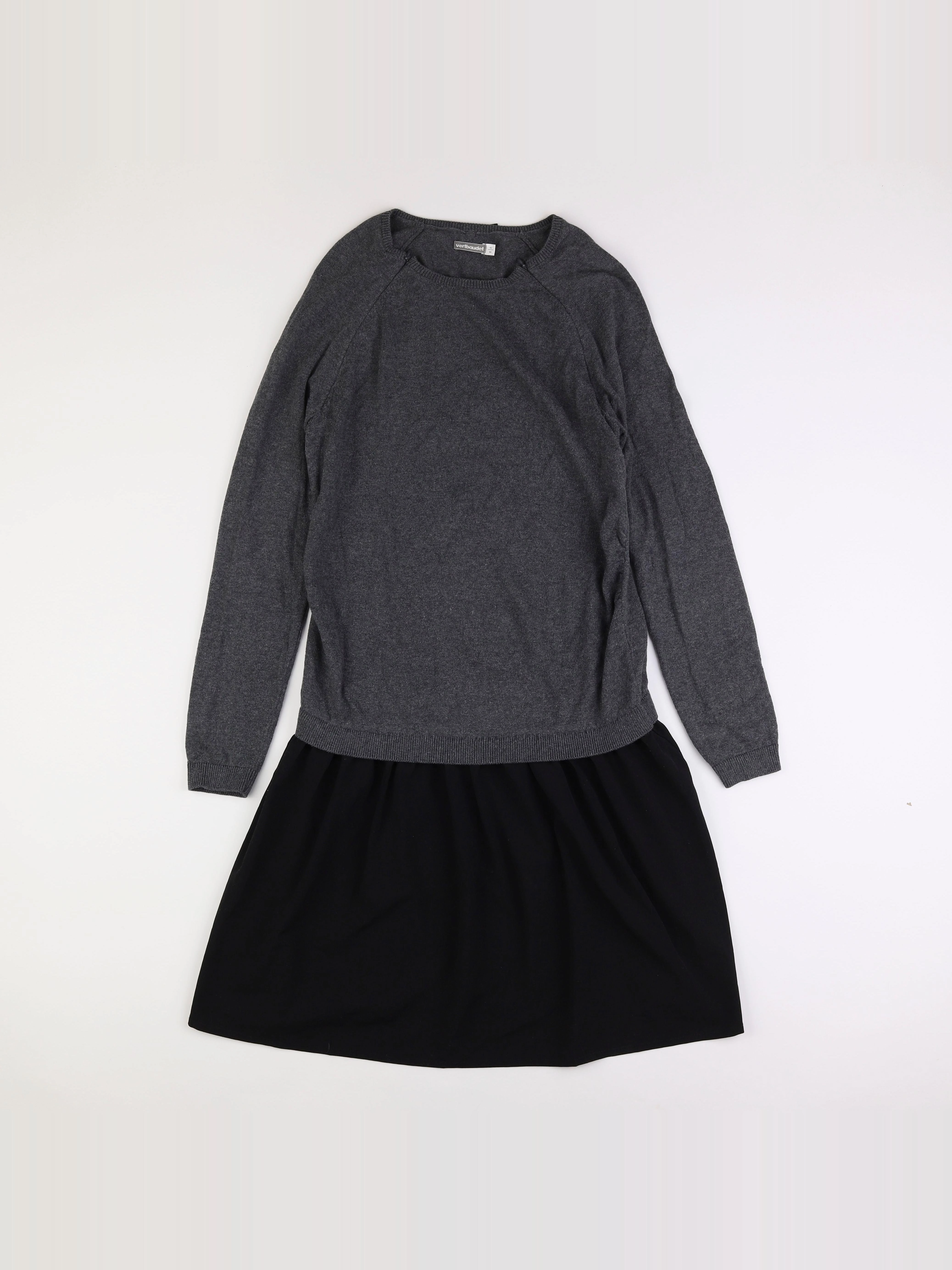 Vertbaudet - robe grossesse gris - 42 à 44