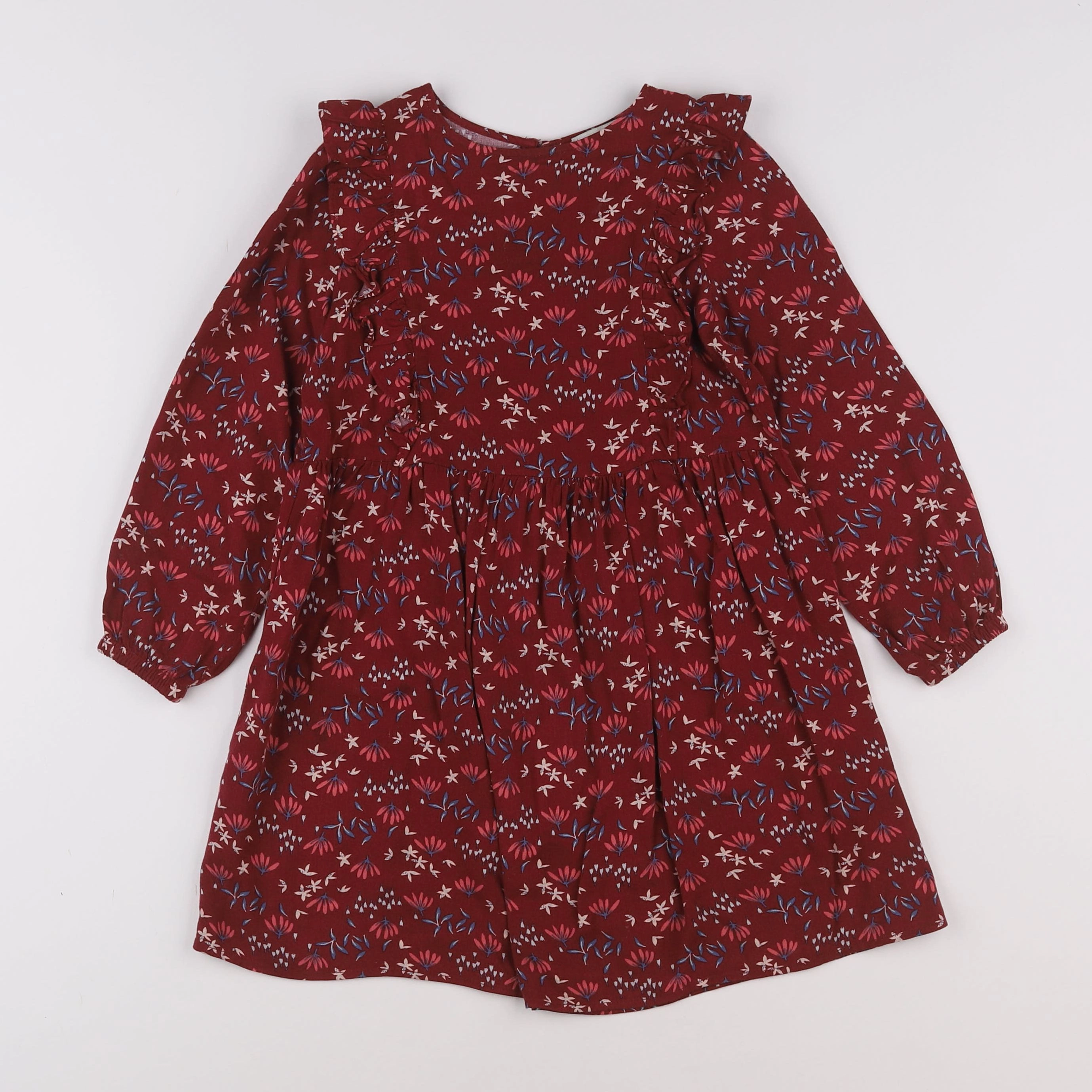 Vertbaudet - robe rouge - 5 ans