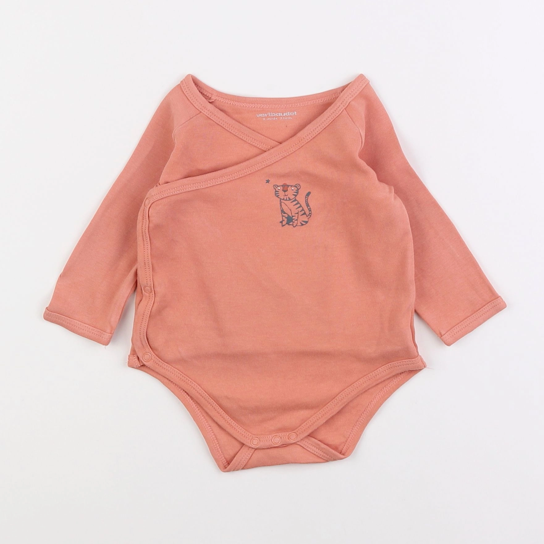 Vertbaudet - body rose - 3 mois