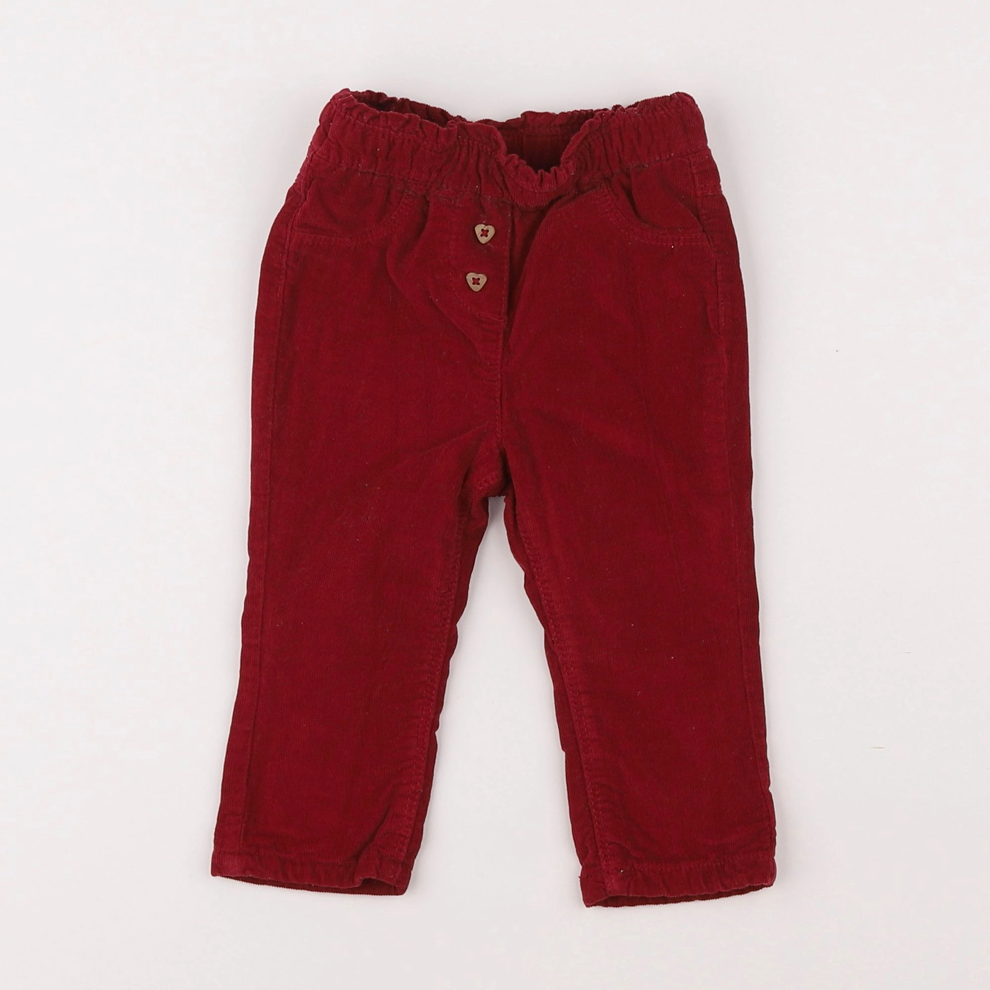 Tape à l'oeil - pantalon rouge - 9 mois
