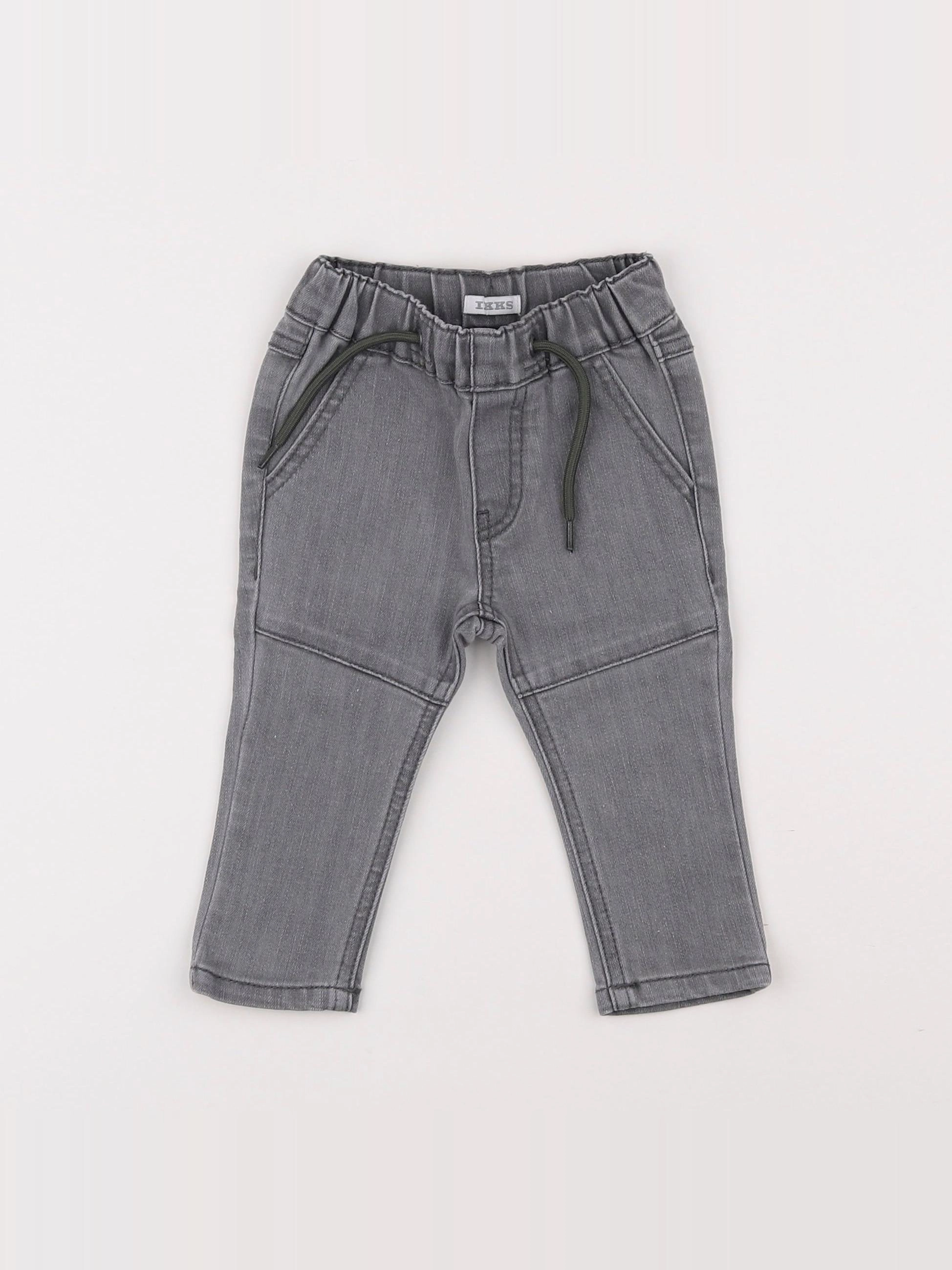 IKKS - jean gris - 6 mois
