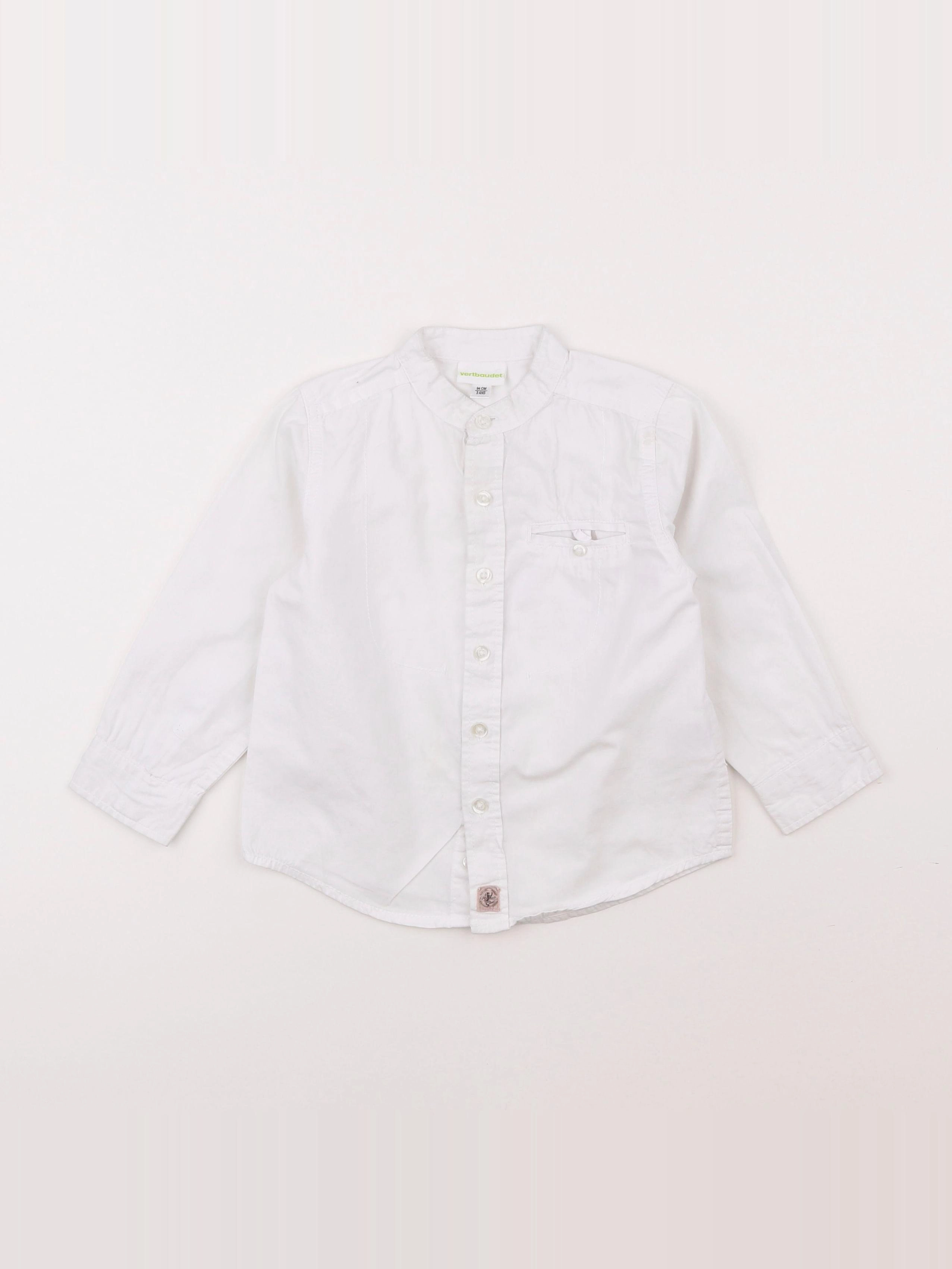Vertbaudet - chemise blanc - 3 ans
