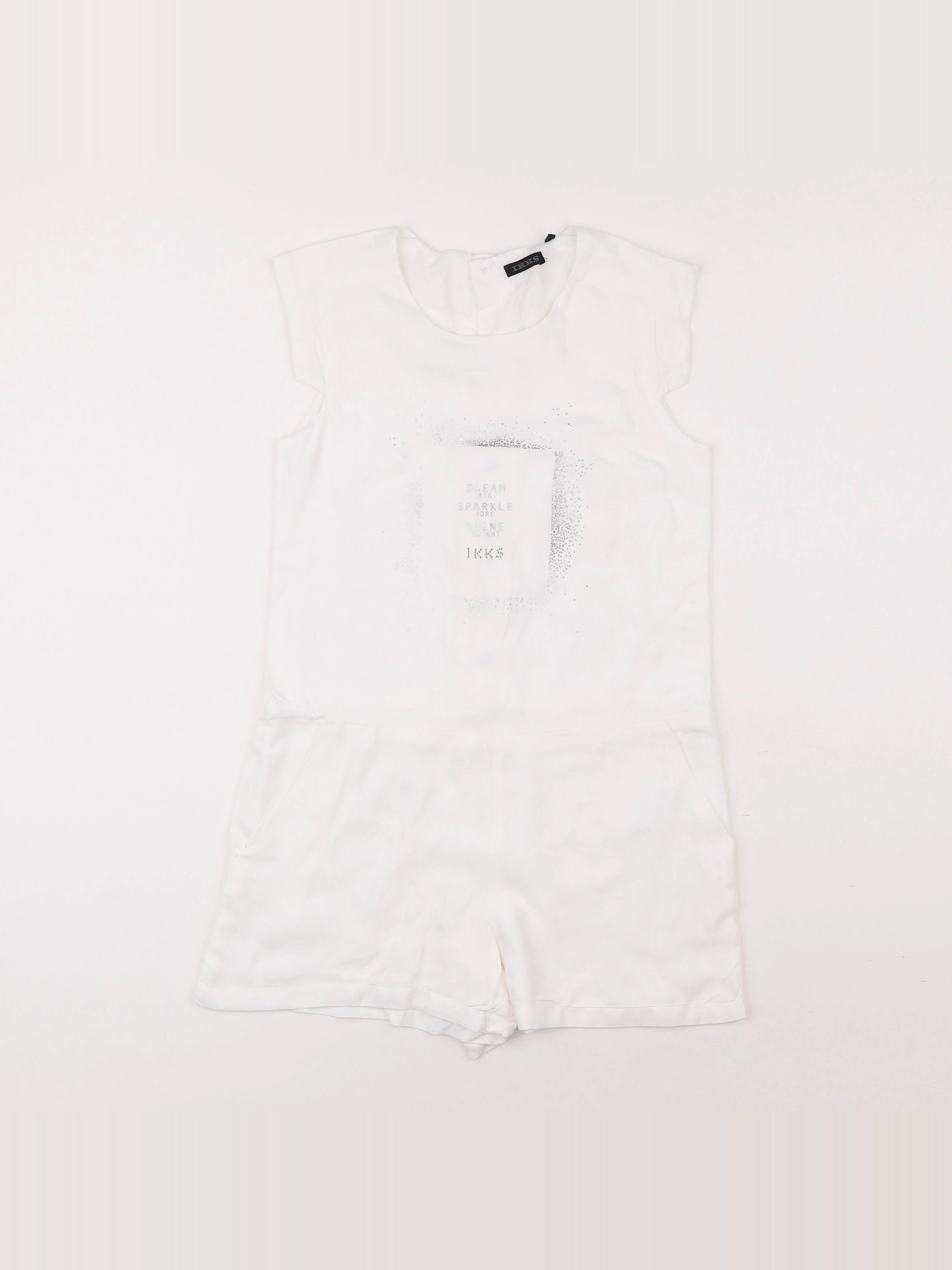 IKKS - combinaison blanc - 8 ans