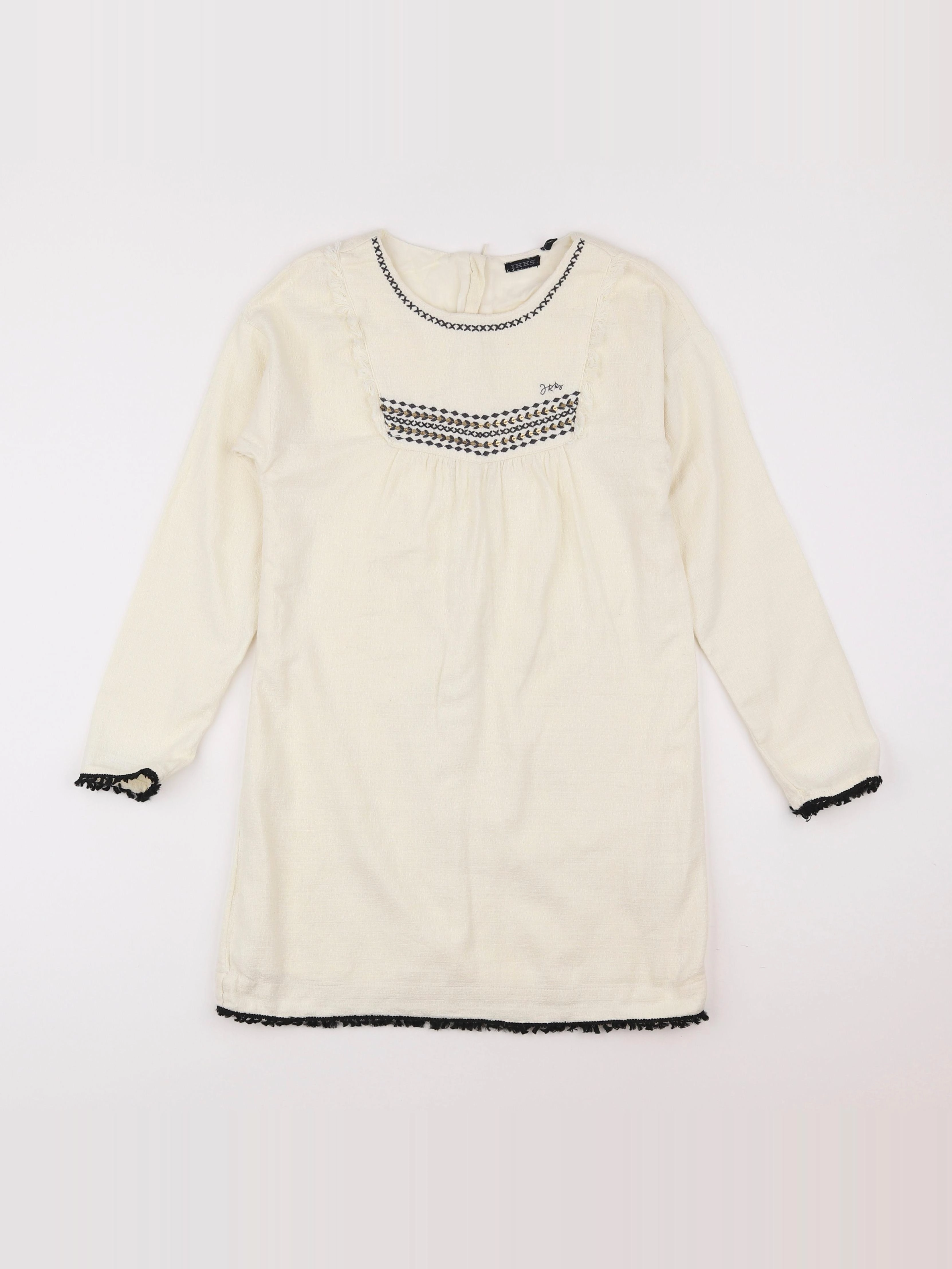 IKKS - robe beige - 10 ans