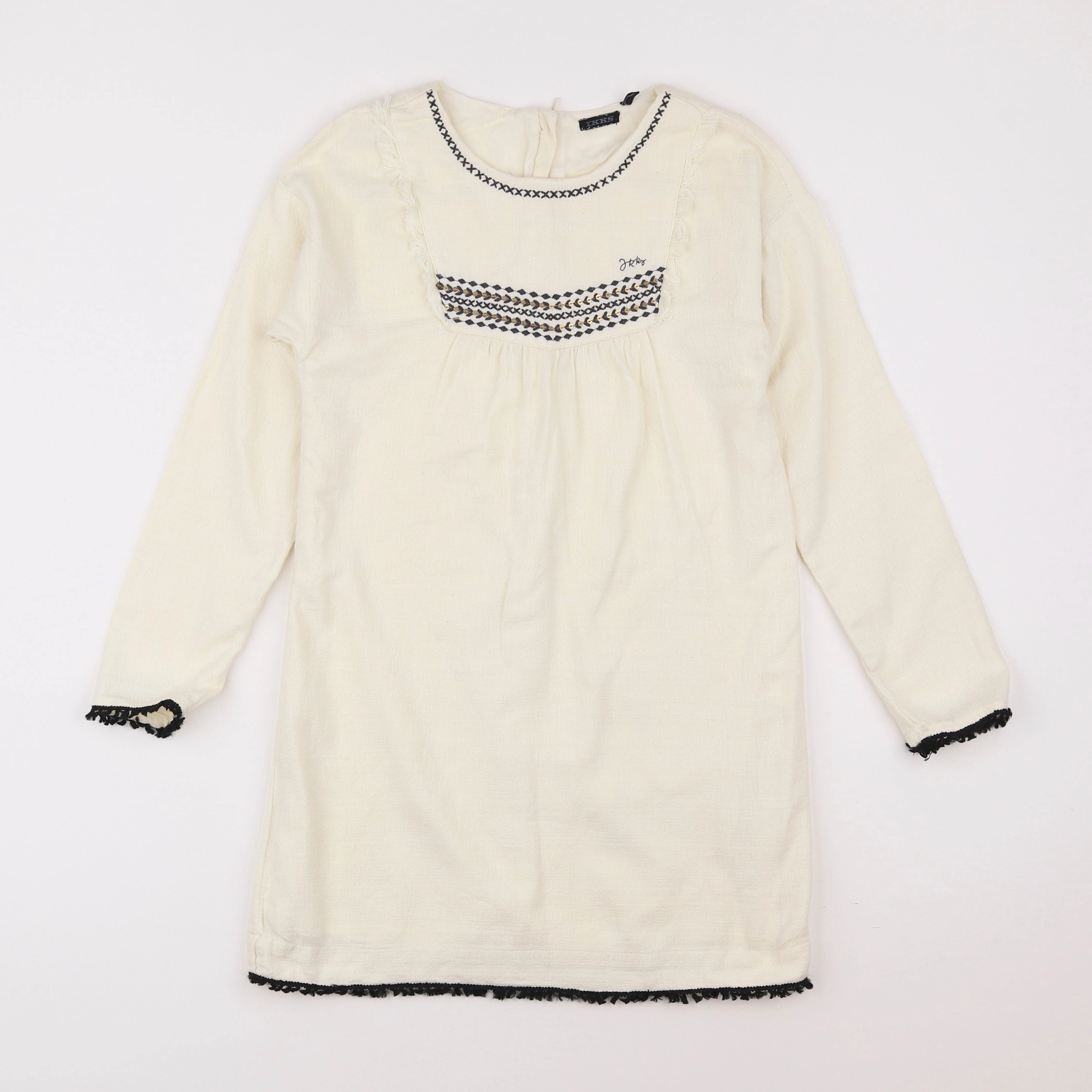 IKKS - robe beige - 10 ans