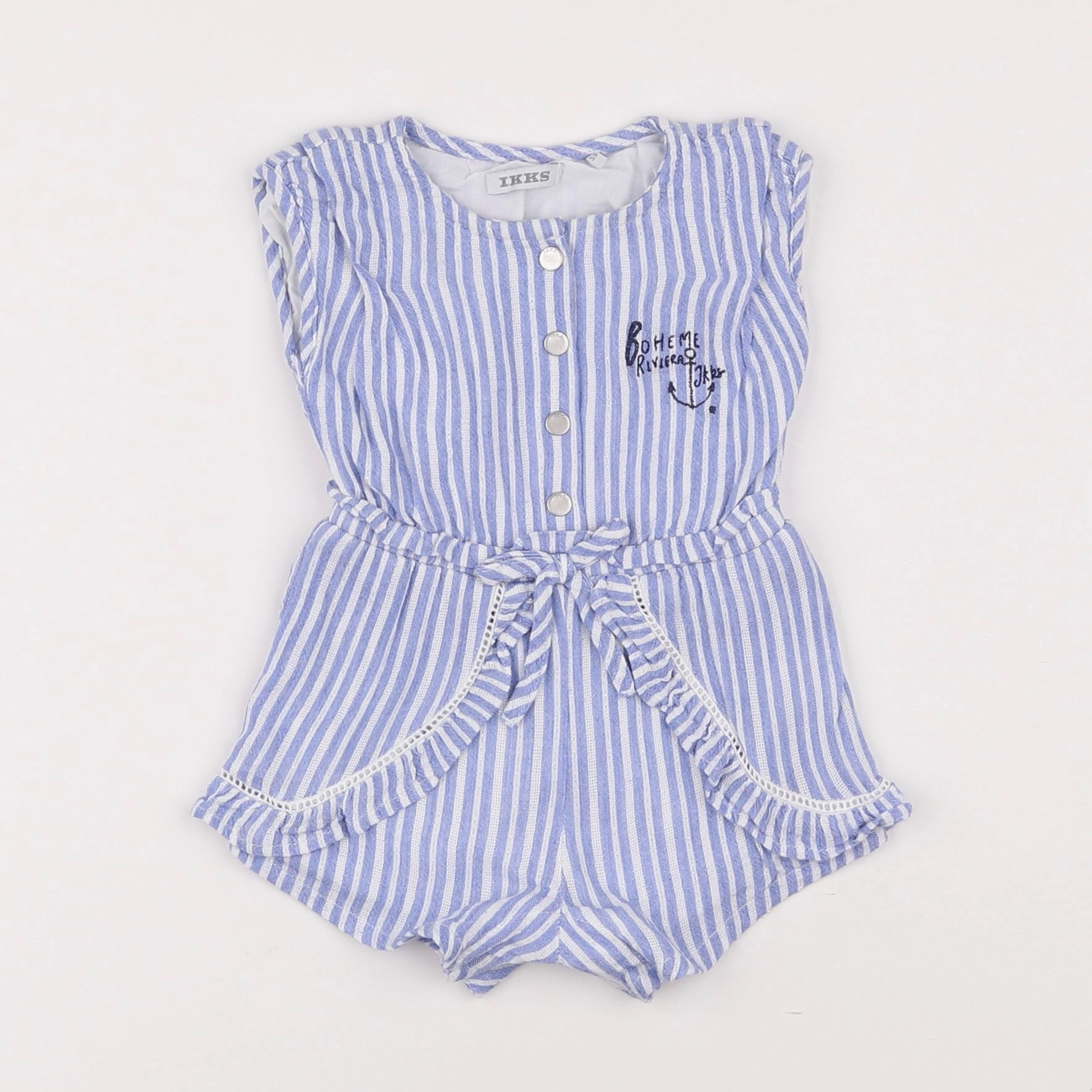 IKKS - combinaison bleu - 3 mois