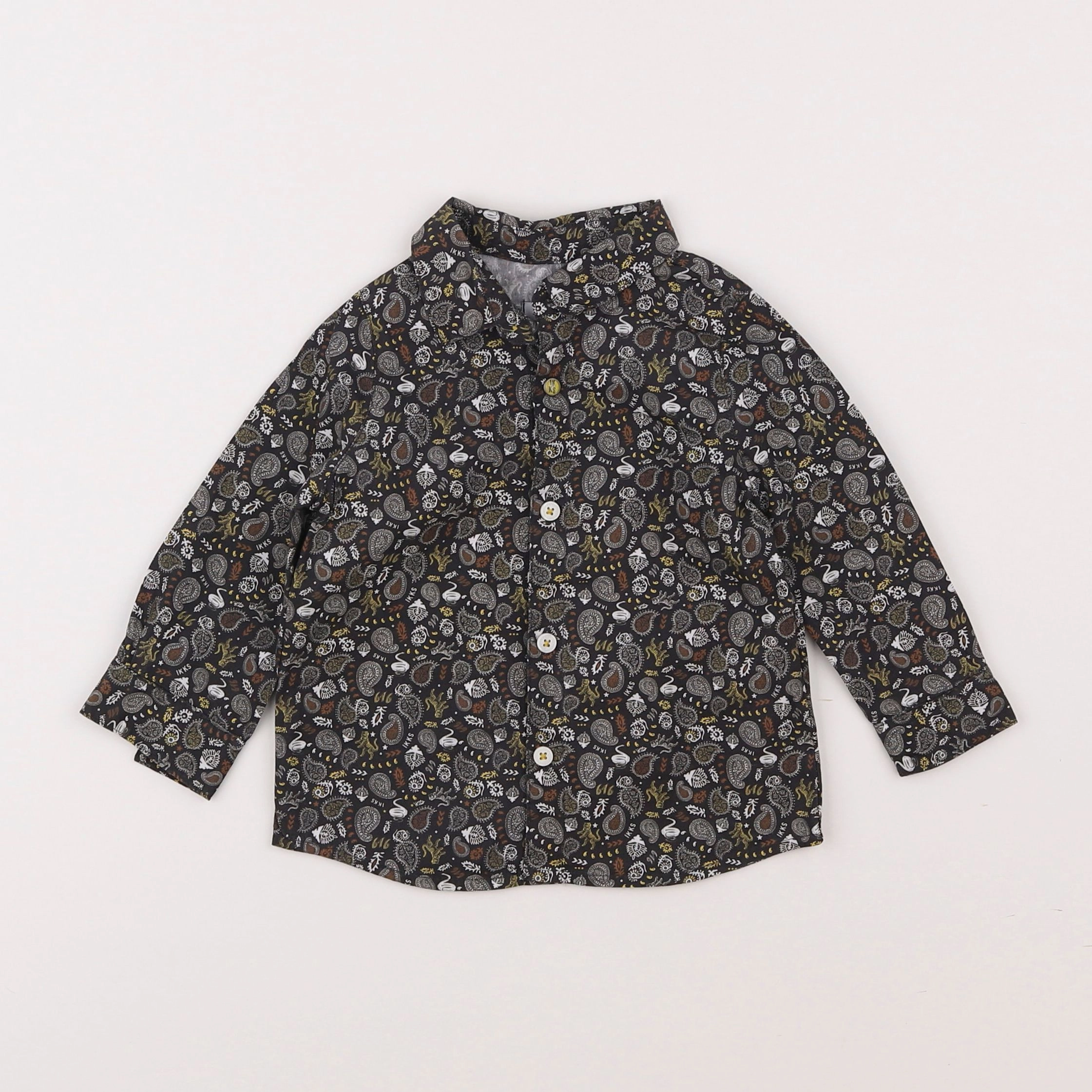 IKKS - chemise gris - 12 mois