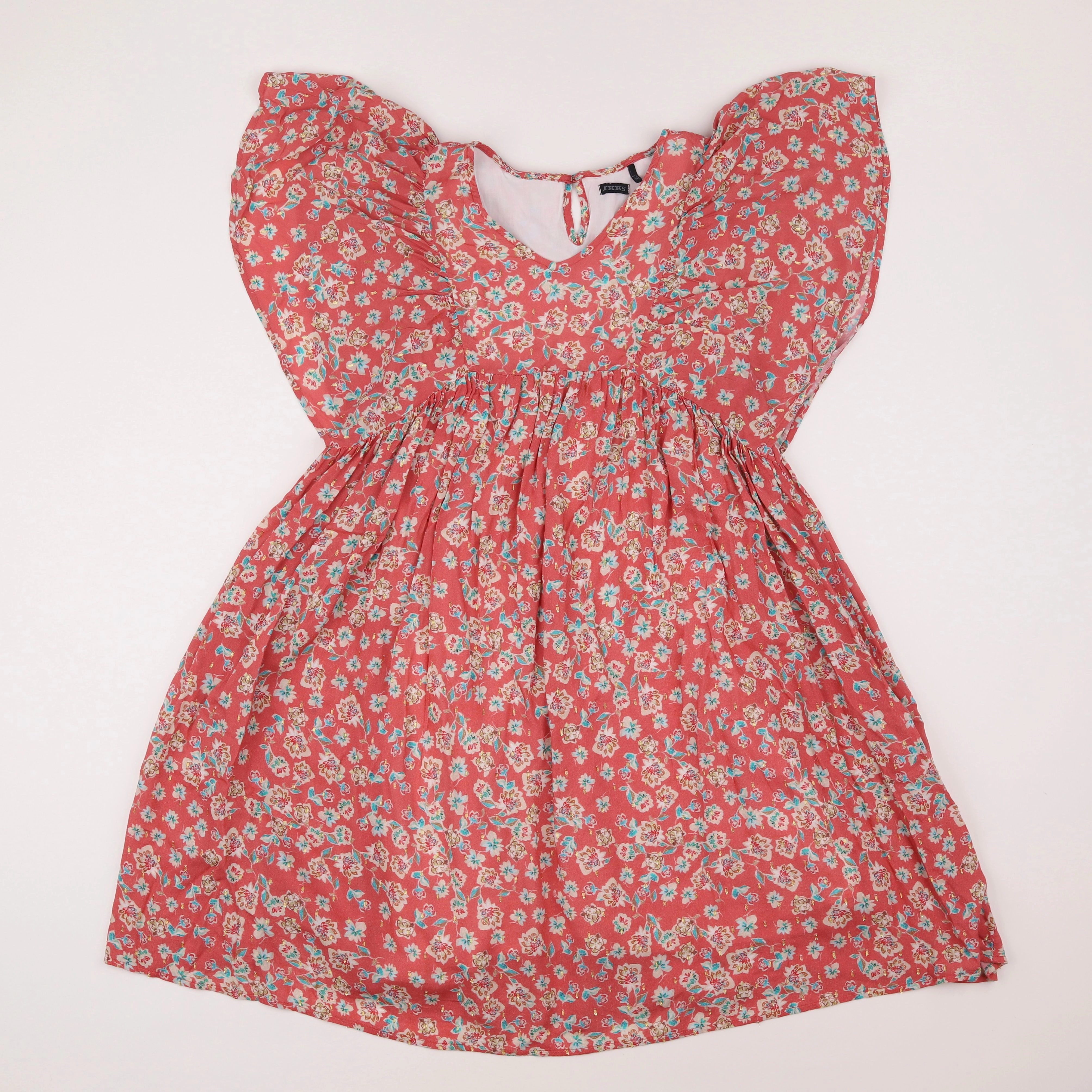 IKKS - robe rose - 12 ans