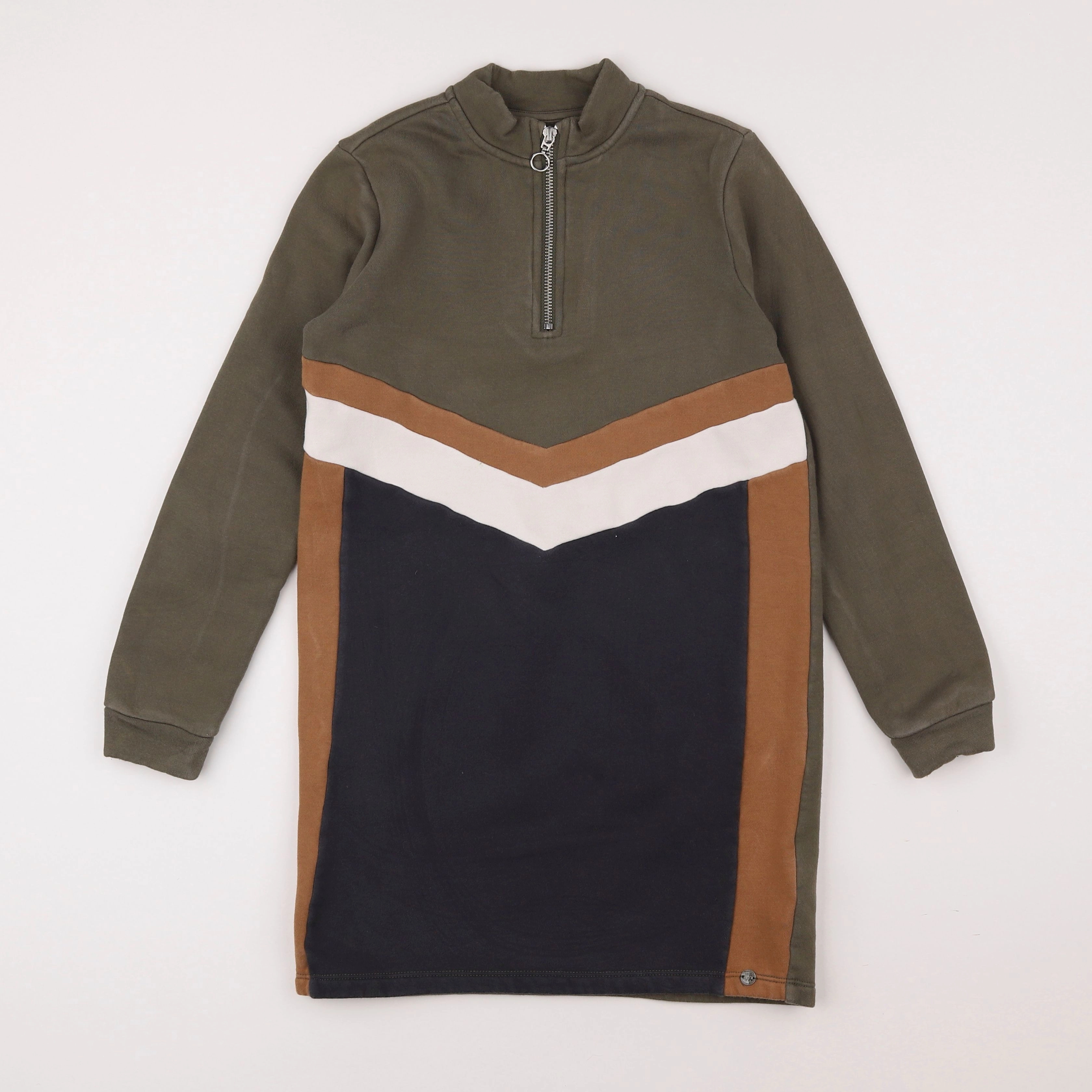 IKKS - robe vert, bleu - 10 ans