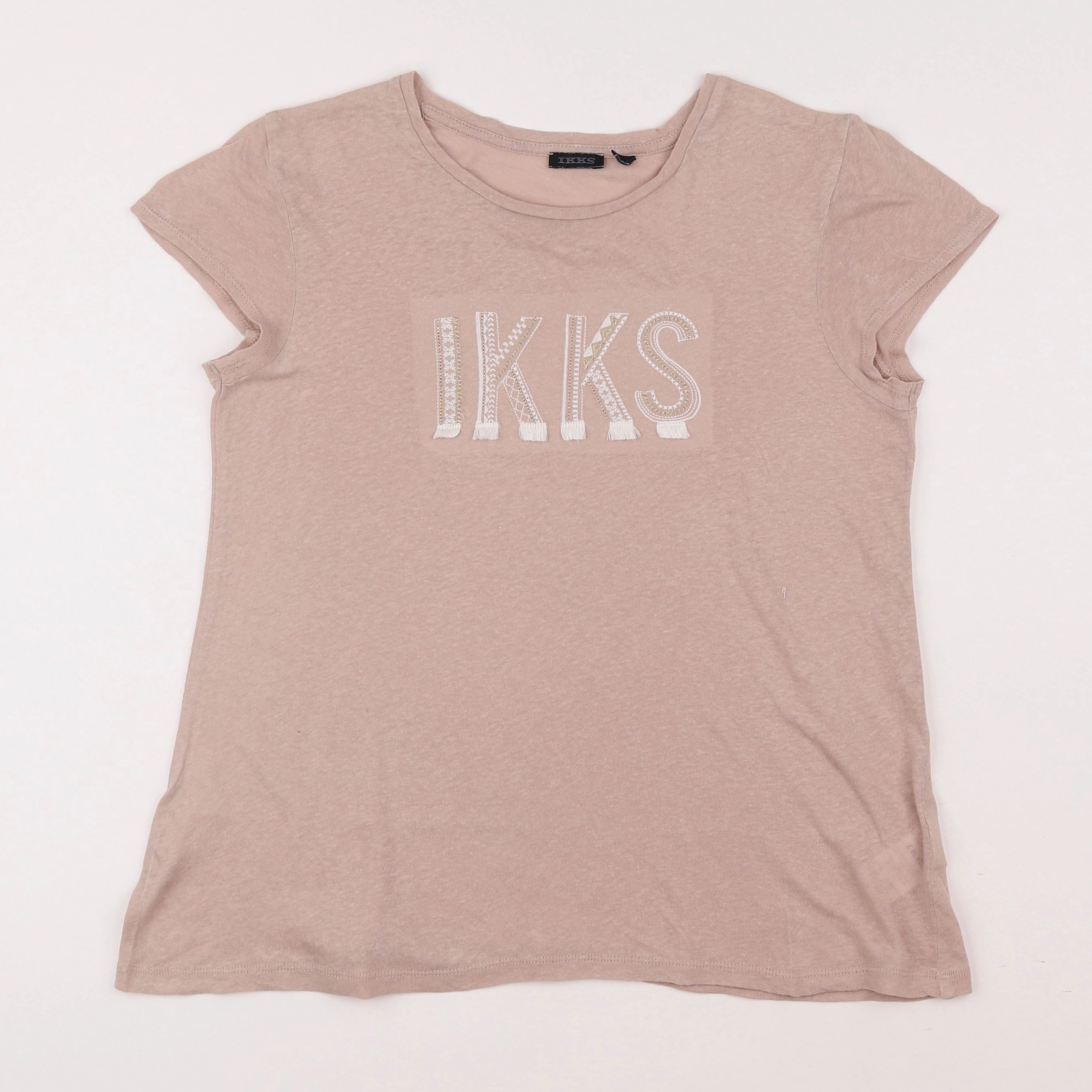 IKKS - tee-shirt beige - 12 ans