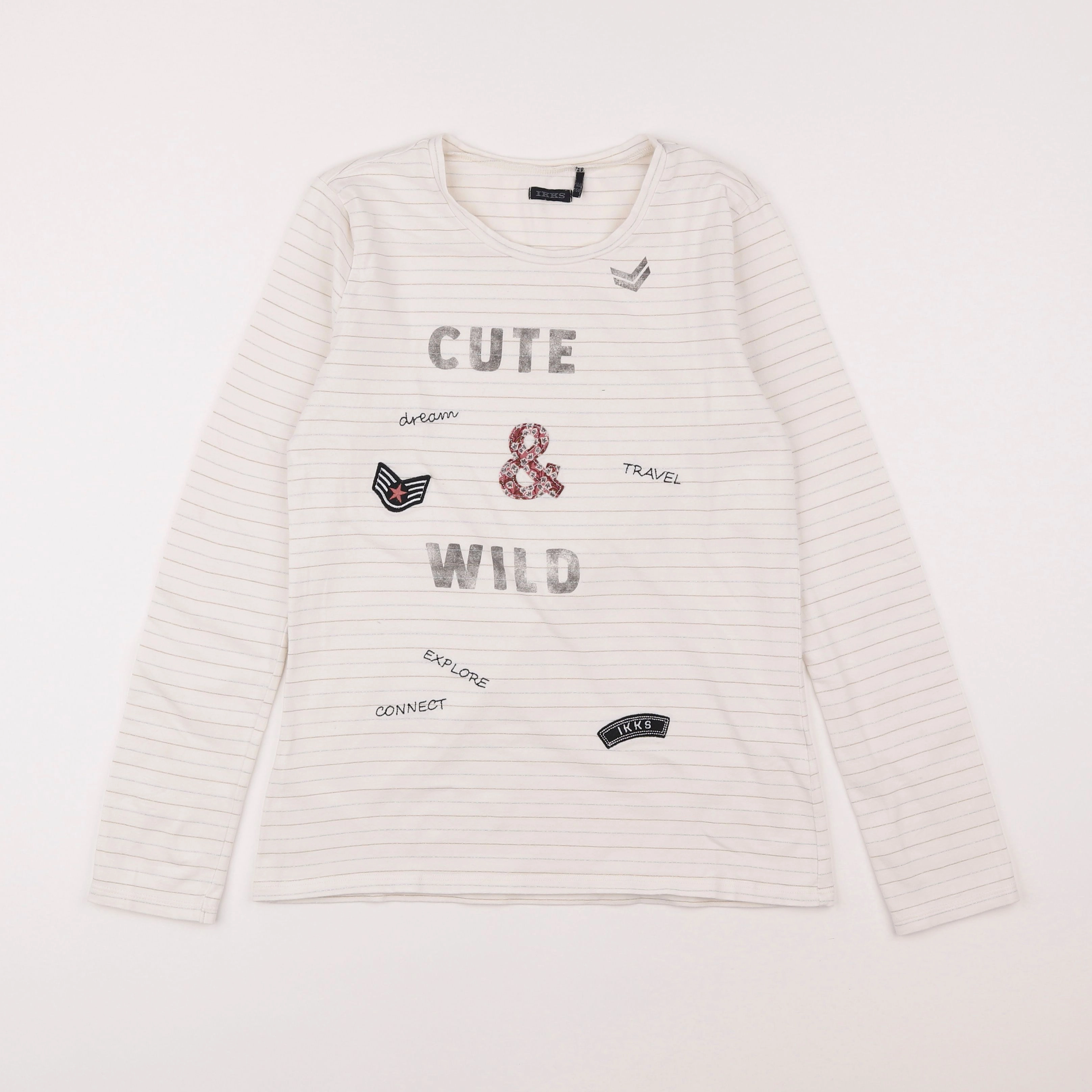 IKKS - tee-shirt blanc - 14 ans