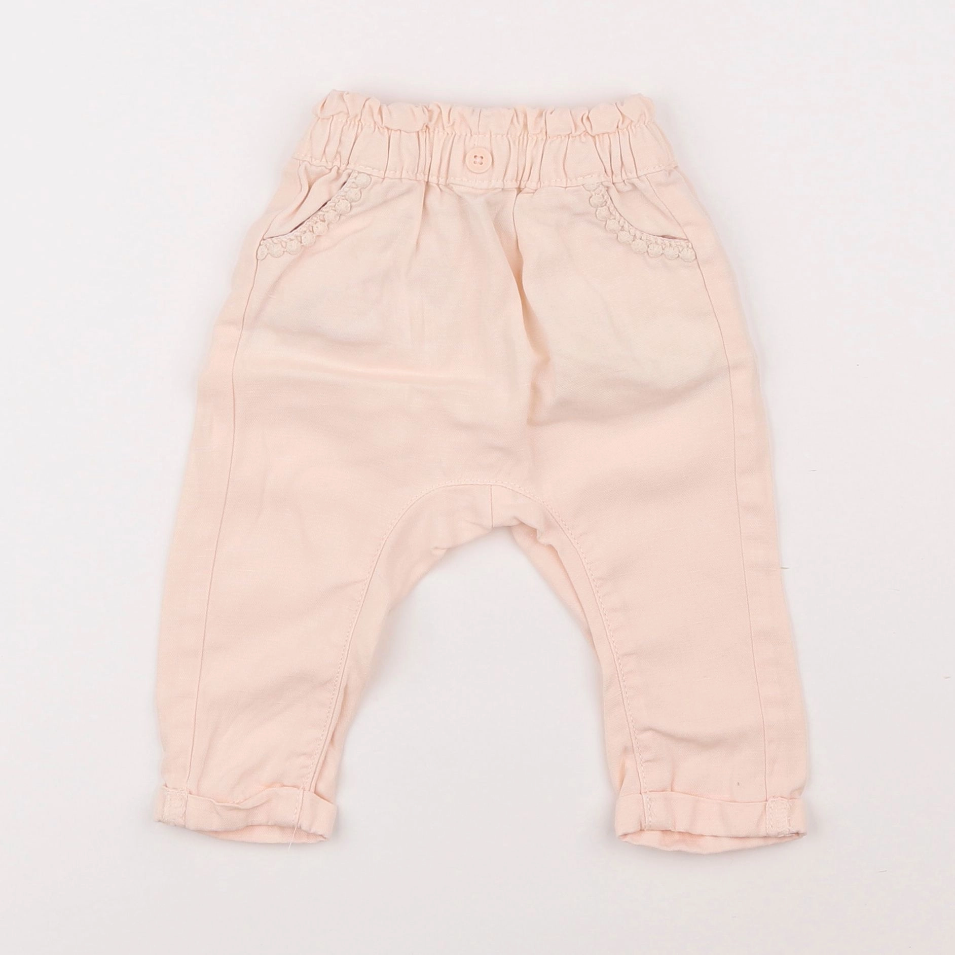 Tape à l'oeil - pantalon rose - 9 mois