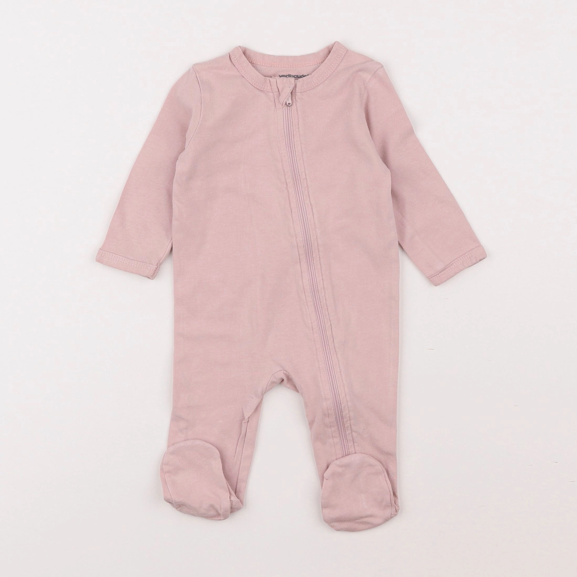 Vertbaudet - pyjama coton rose - 3 mois