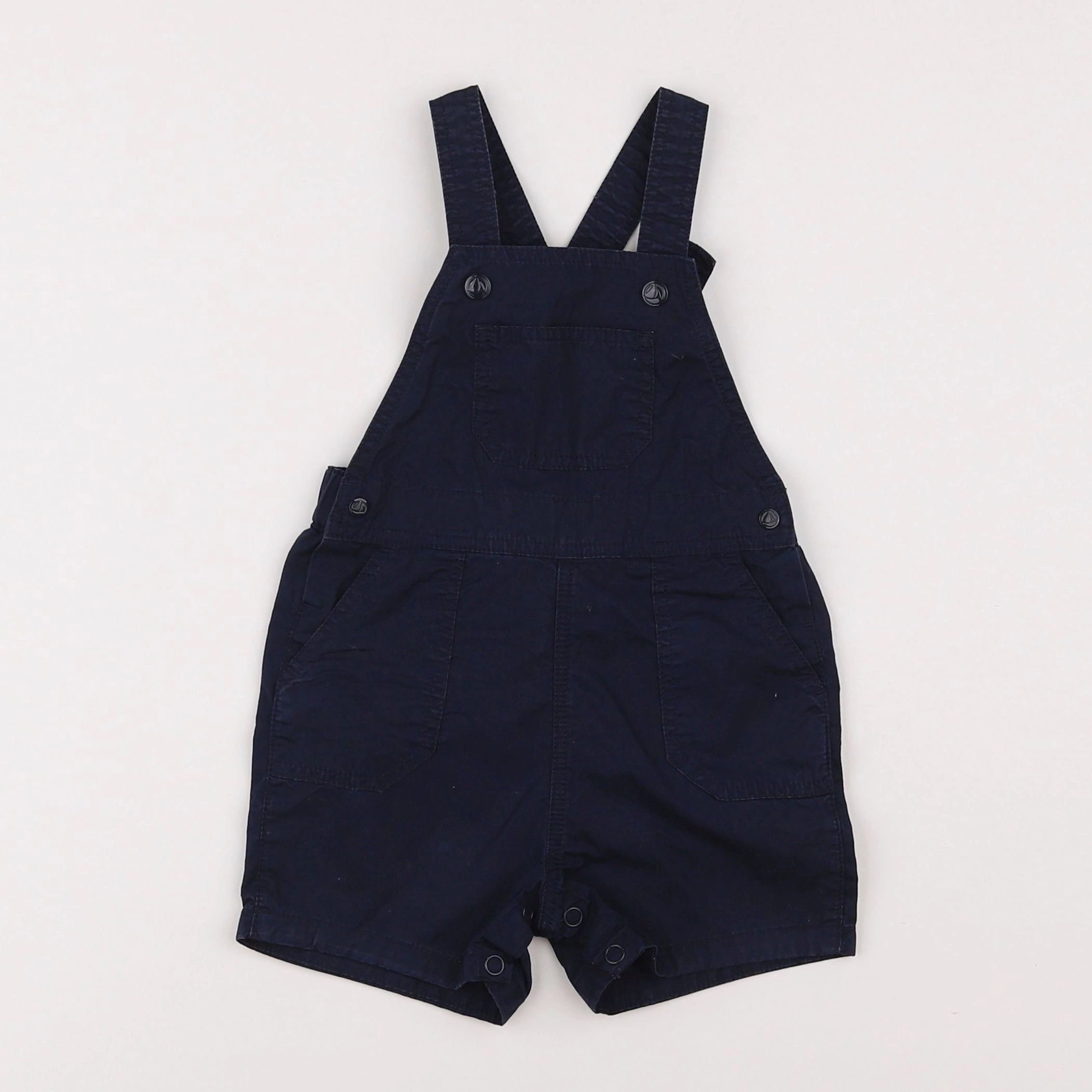 Petit Bateau - salopette bleu - 6 mois