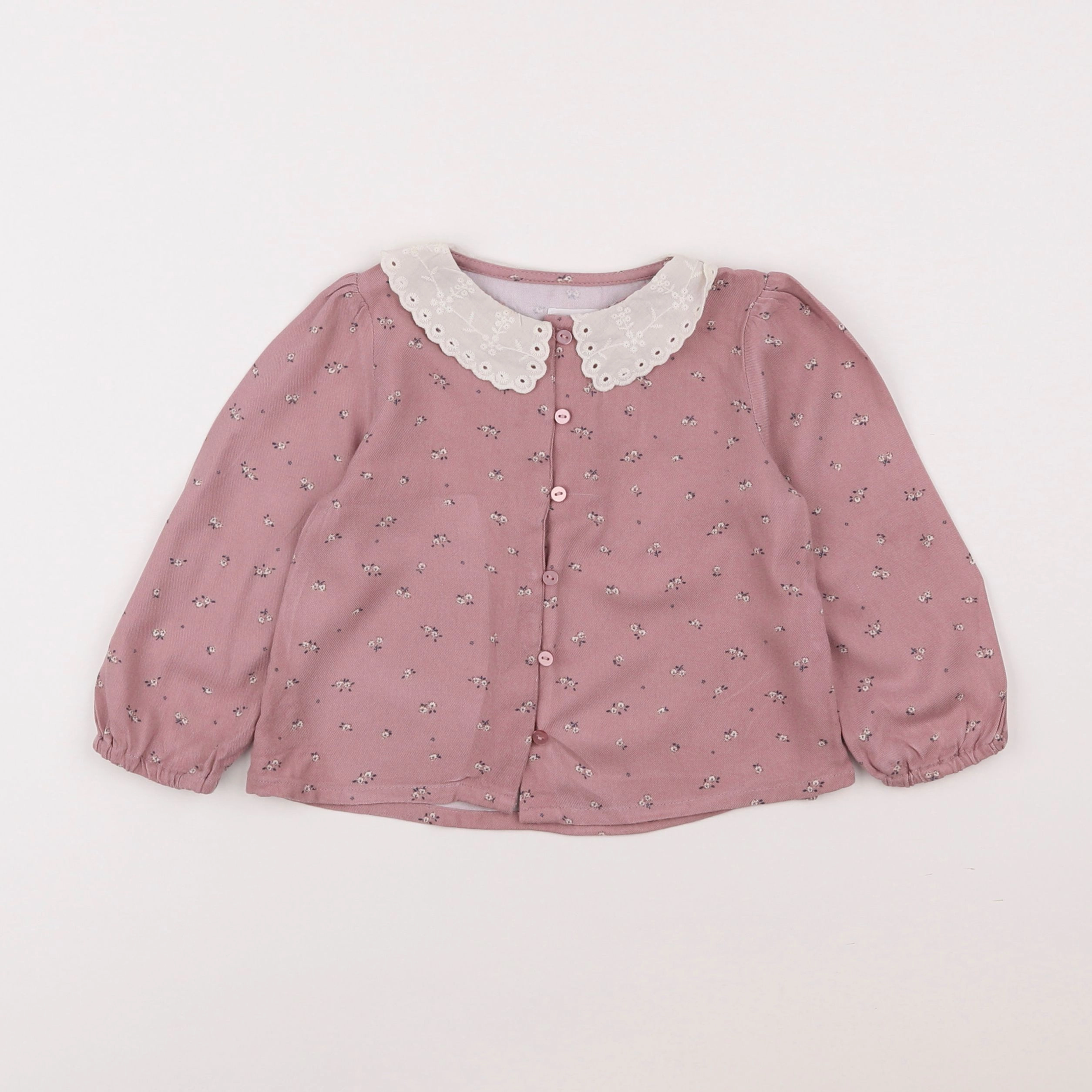 Vertbaudet - blouse rose - 18 mois