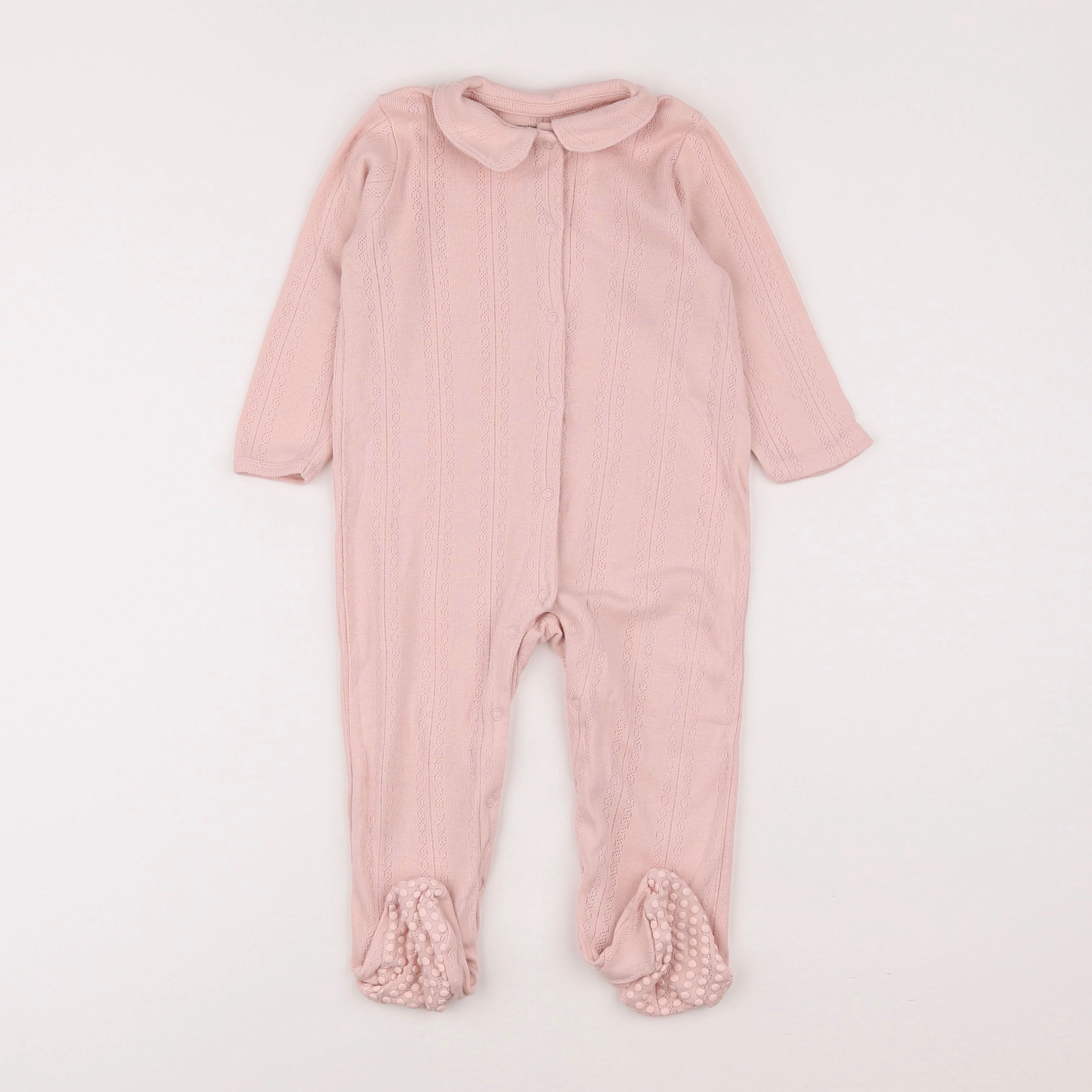 Vertbaudet - pyjama coton rose - 18 mois