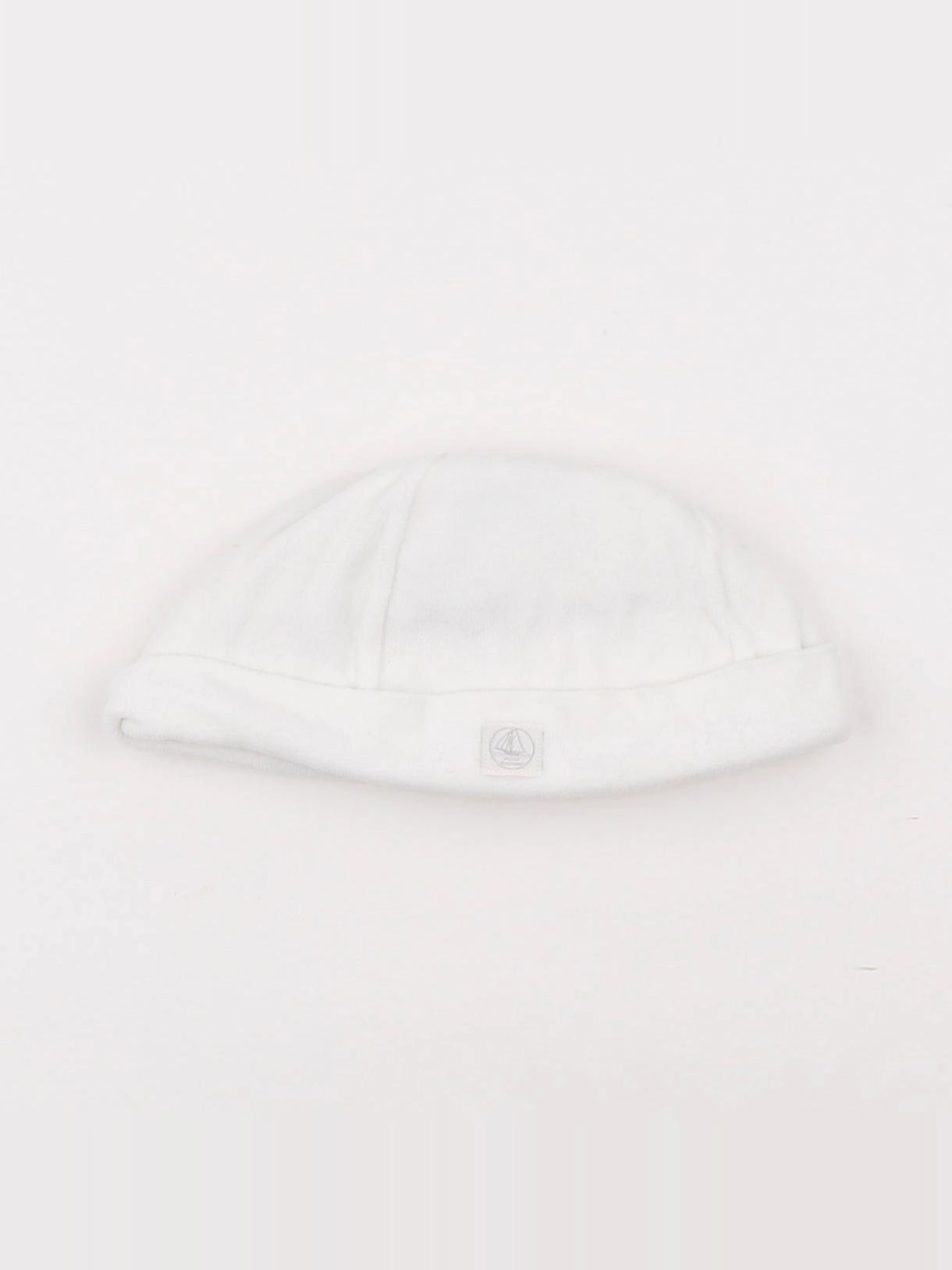 Petit Bateau - bonnet de naissance blanc - 12 mois