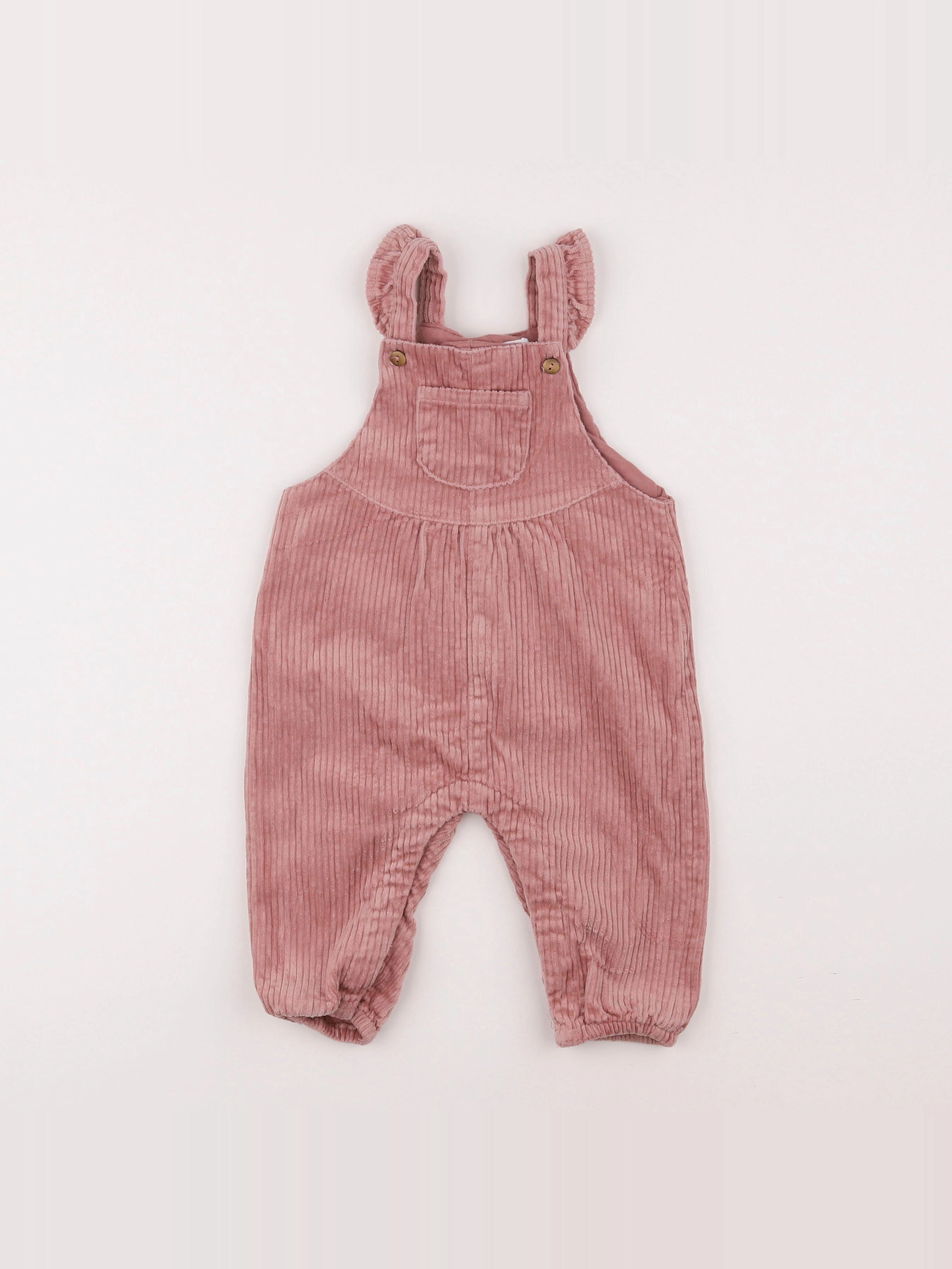 Zara - combinaison rose - 6/9 mois