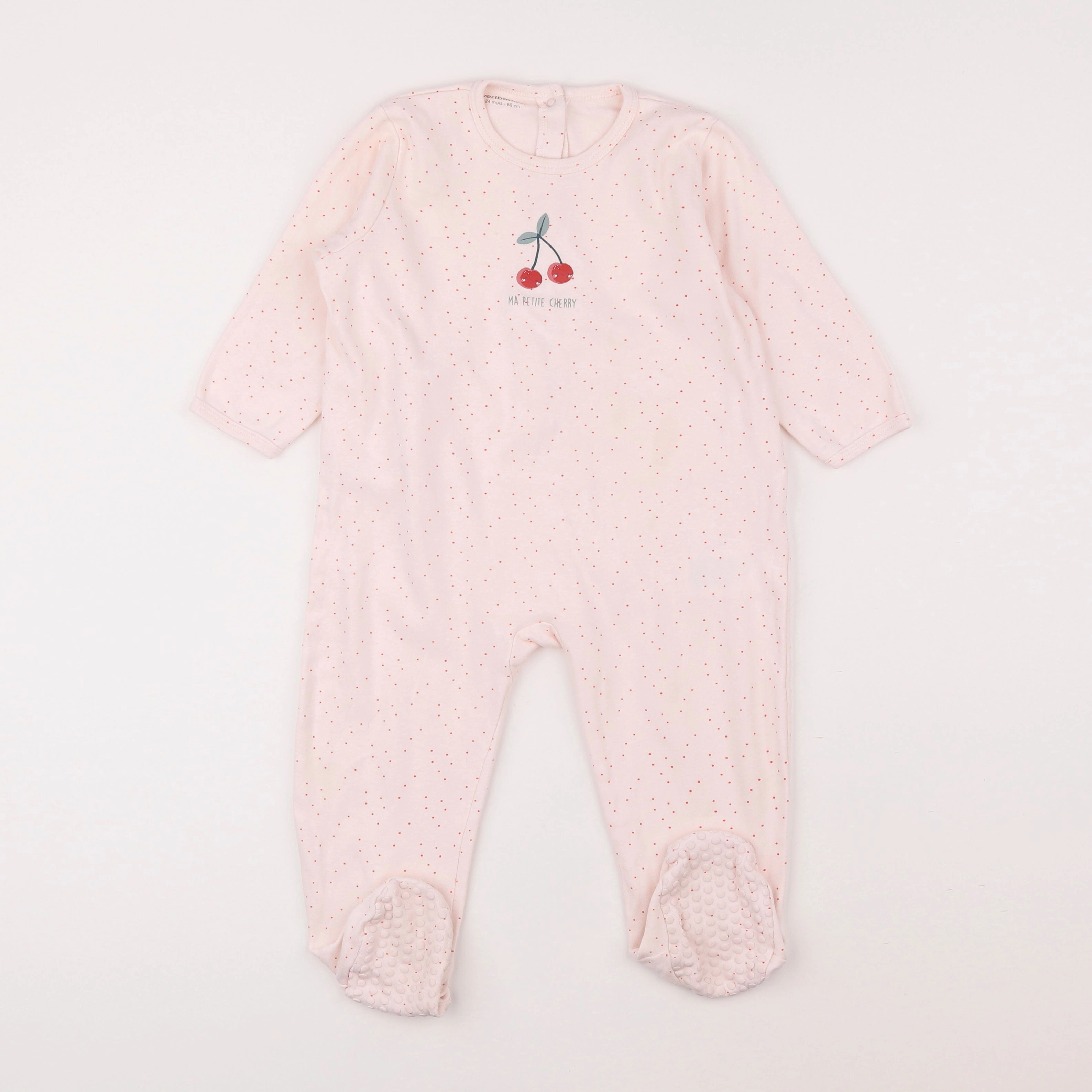 Vertbaudet - pyjama coton rose - 2 ans